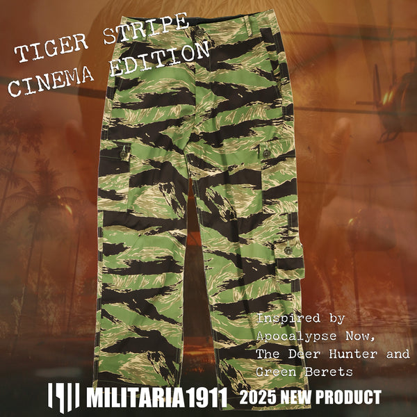 2025年新製品 MILIARIA 1911 TIGER STRIPE CINEMA EDITION US CUT PANTS