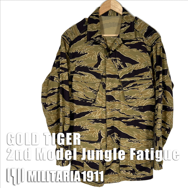 【2024年3月上旬頃納品】MILITARIA 1911 ゴールドタイガーストライプ 2nd Model ジャングルファティーグ ジャケット MADE IN JAPAN
