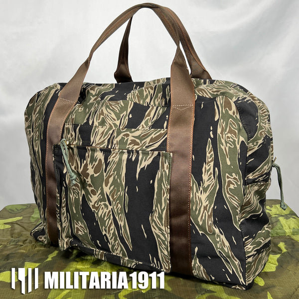 【2024年3月上旬頃納品】MILITARIA 1911 シルバータイガーストライプ ローカルメイドバッグ MADE IN JAPAN