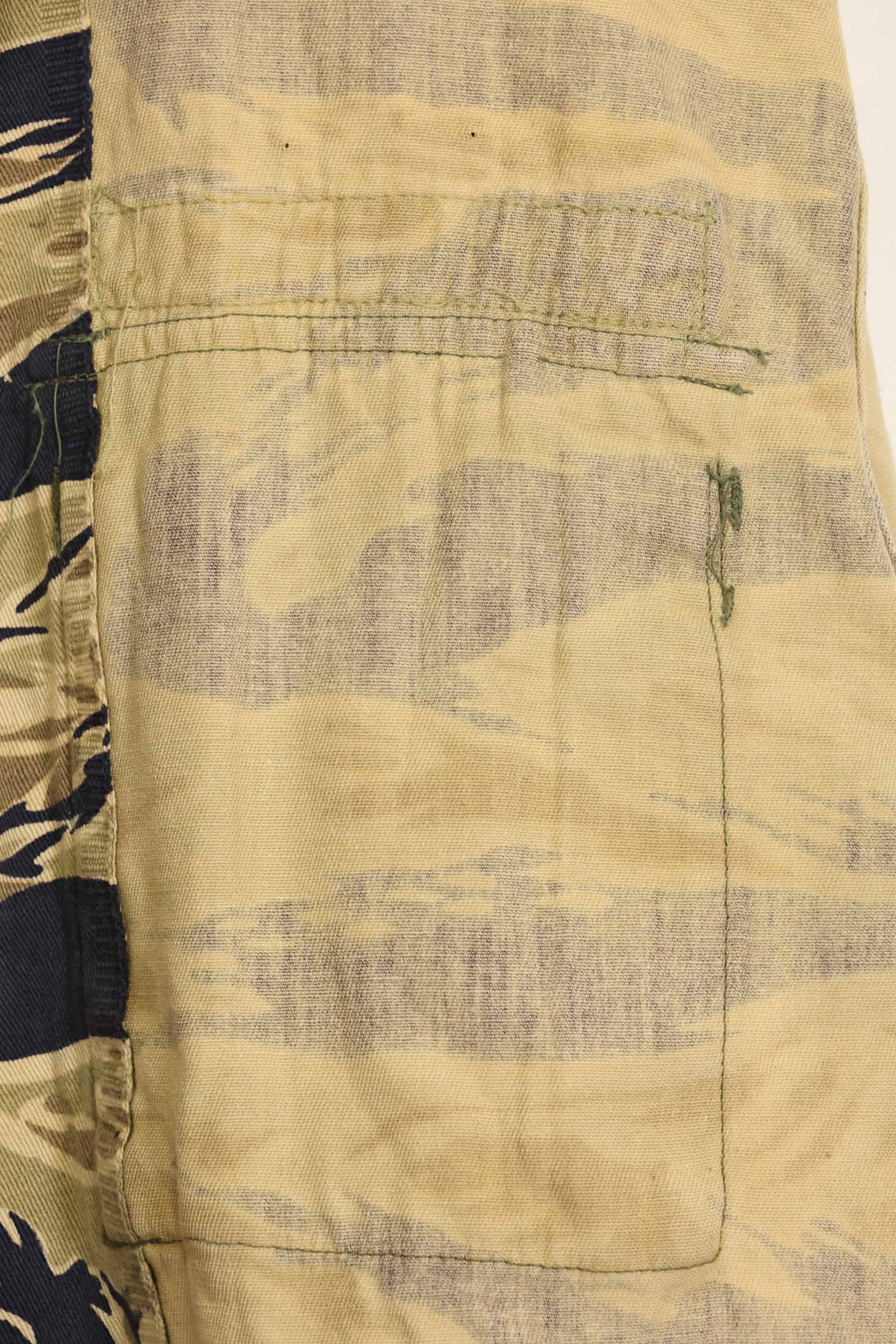 1960年代 初期 ゴールドタイガー タイガーストライプシャツ パッチ付 USカット M 中古品