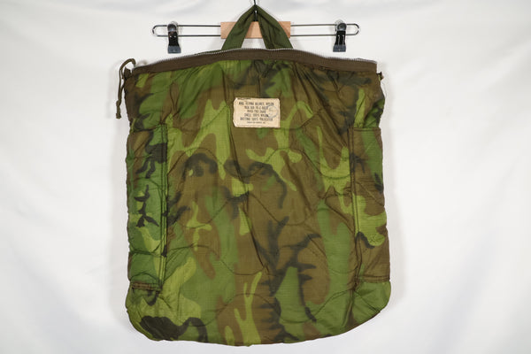 1970年製 アメリカ空軍 ヘルメットバッグ ERDLライナー レア品 中古品