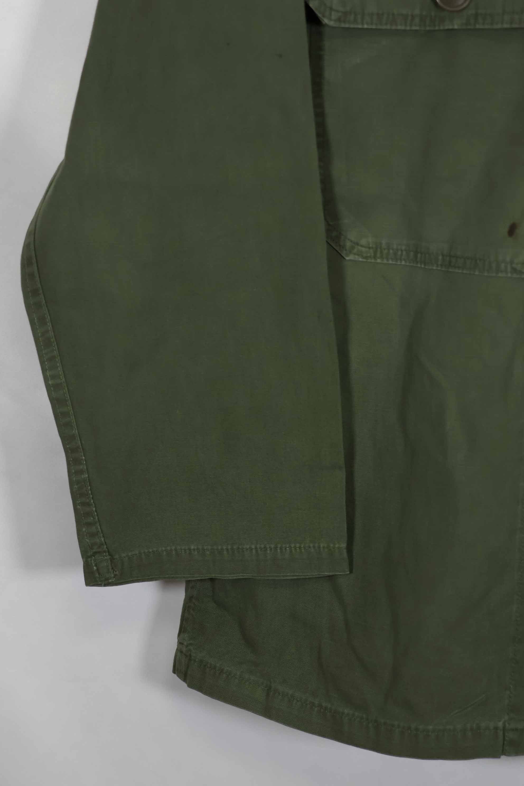 1960年代 OG-107 ポップリン生地 ユーティリティシャツ パッチ初付け 中古品 B