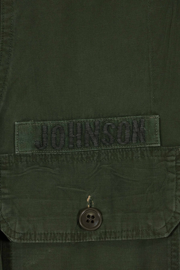 1960年代 OG-107 ポップリン生地 ユーティリティシャツ パッチ初付け 中古品 B