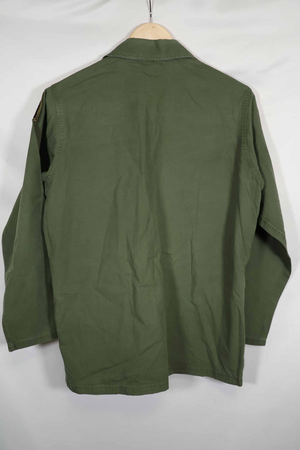 1960年代 OG-107 ポップリン生地 ユーティリティシャツ パッチ初付け 中古品 B