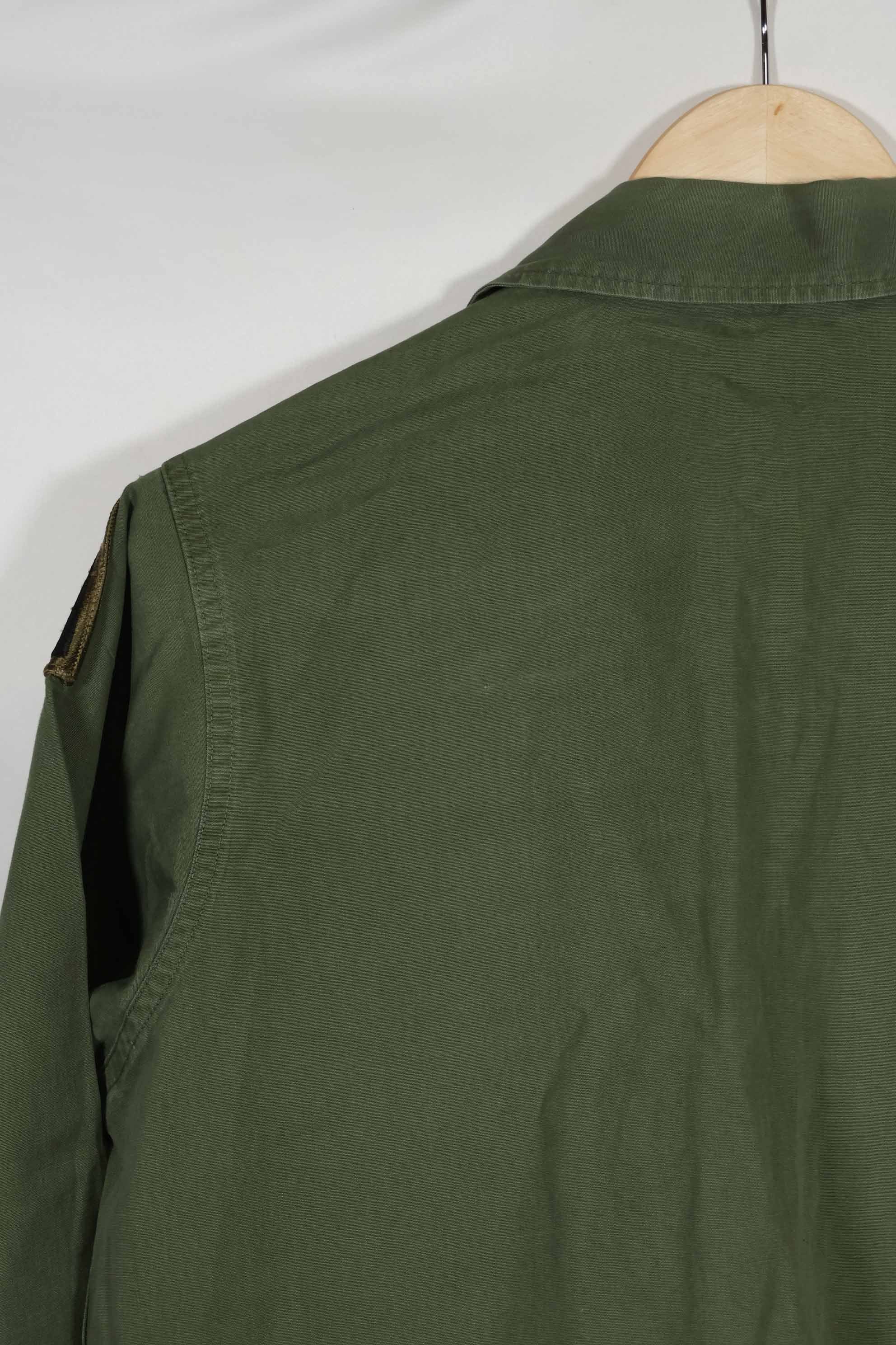 1960年代 OG-107 ポップリン生地 ユーティリティシャツ パッチ初付け 中古品 B