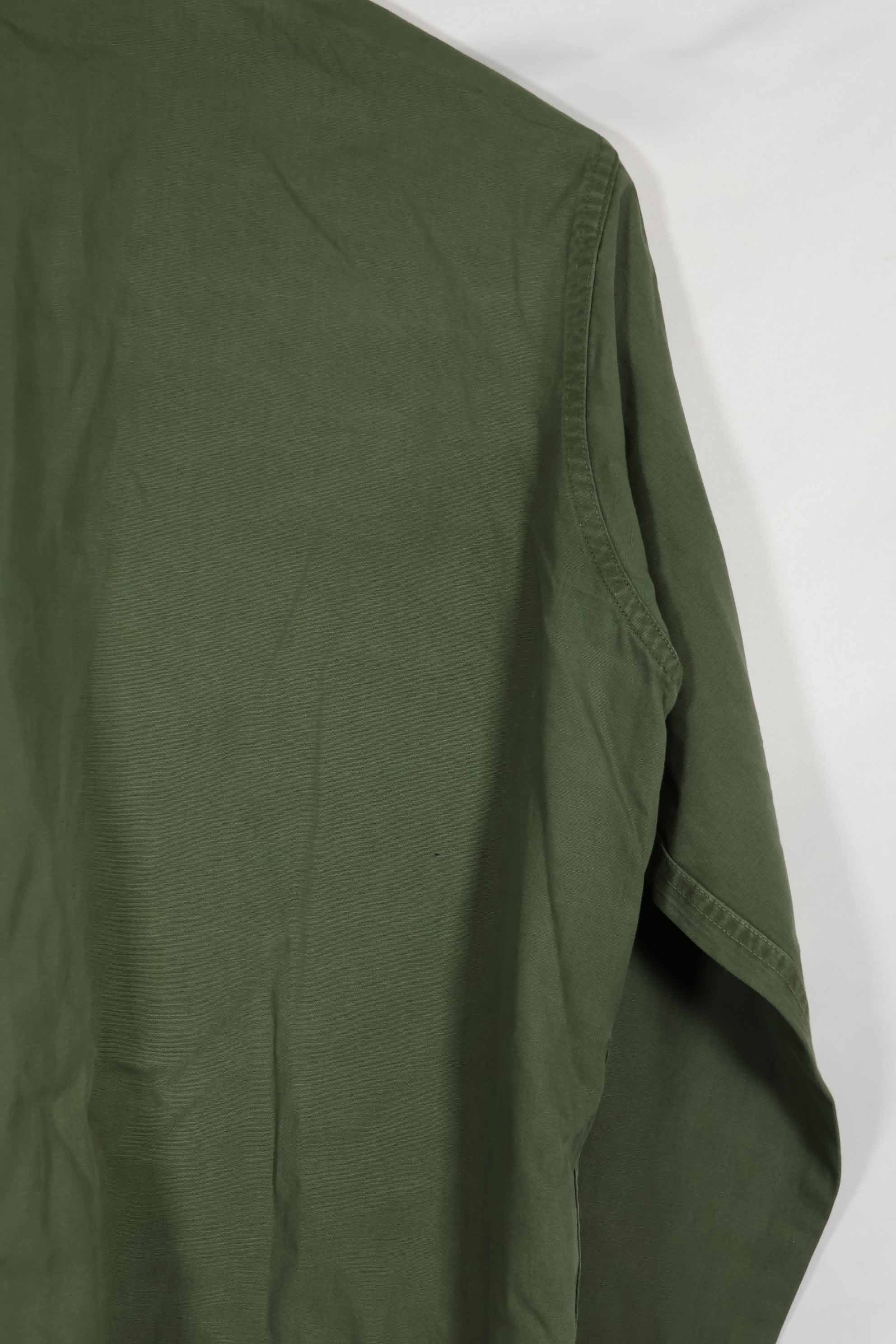 1960年代 OG-107 ポップリン生地 ユーティリティシャツ パッチ初付け 中古品 B