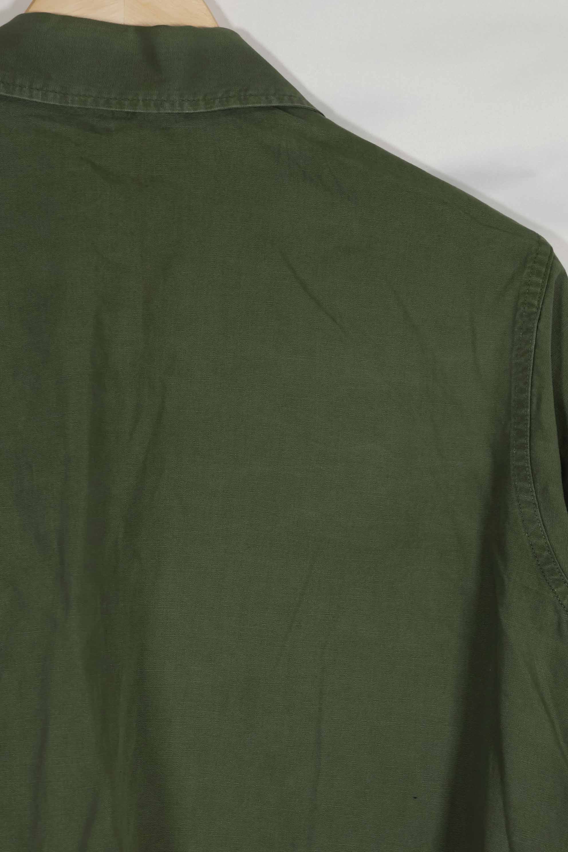 1960年代 OG-107 ポップリン生地 ユーティリティシャツ パッチ初付け 中古品 B