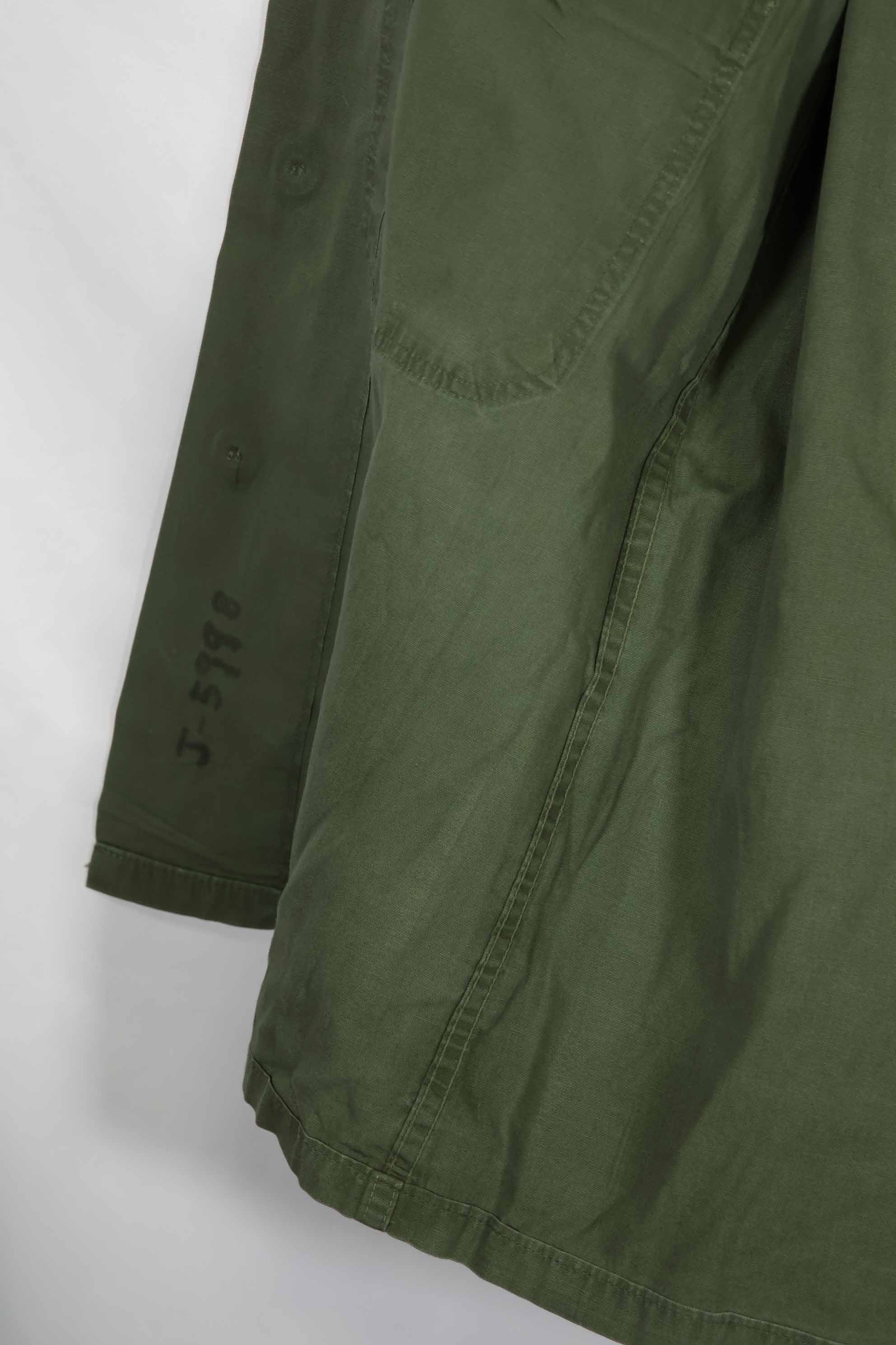 1960年代 OG-107 ポップリン生地 ユーティリティシャツ パッチ初付け 中古品 B