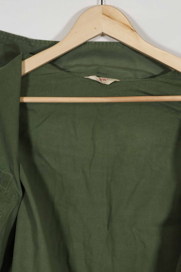 1960年代 OG-107 ポップリン生地 ユーティリティシャツ パッチ初付け 中古品 B