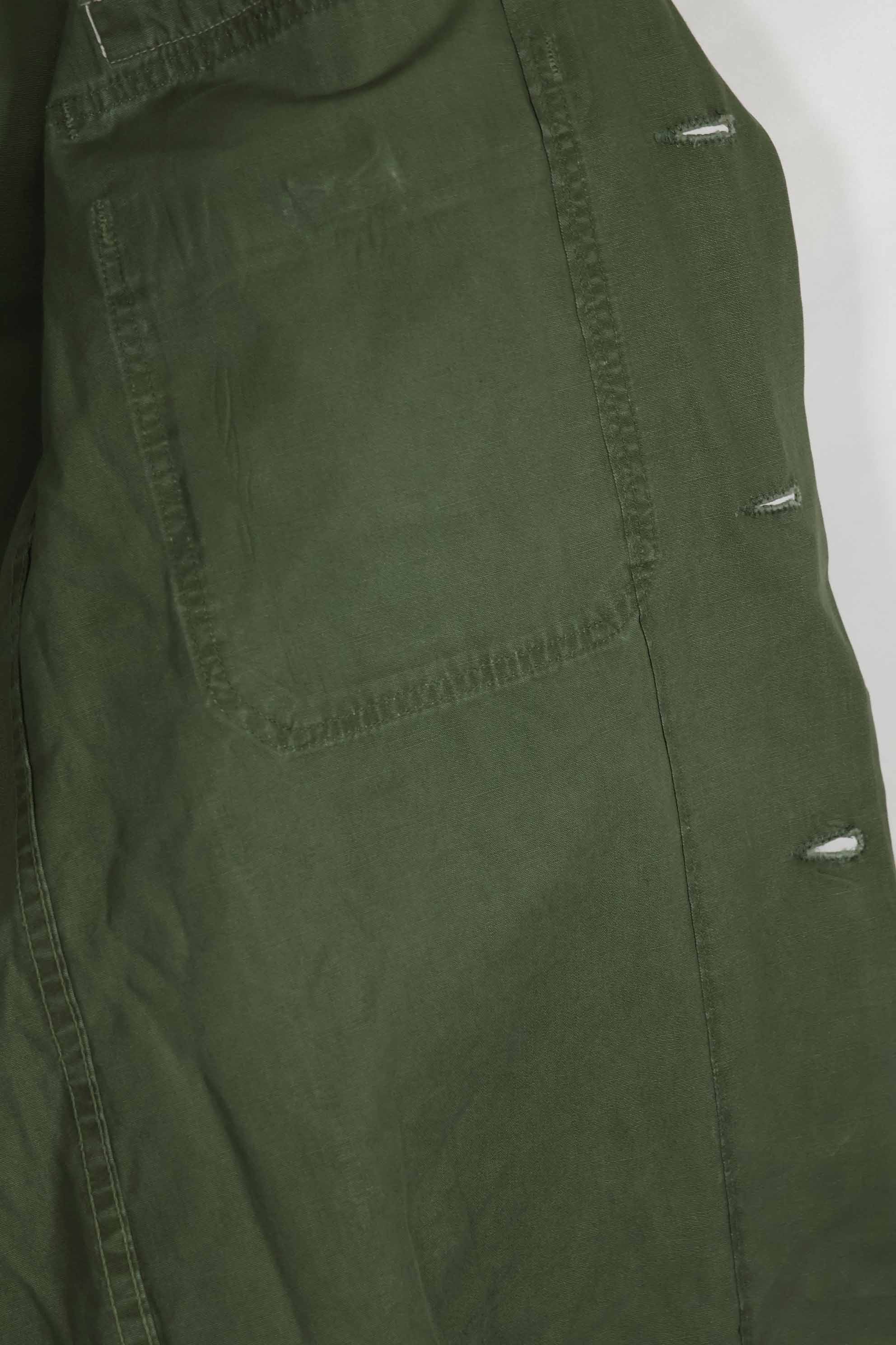 1960年代 OG-107 ポップリン生地 ユーティリティシャツ パッチ初付け 中古品 B