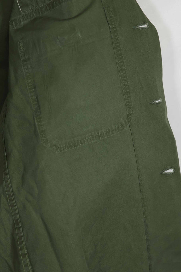 1960年代 OG-107 ポップリン生地 ユーティリティシャツ パッチ初付け 中古品 B