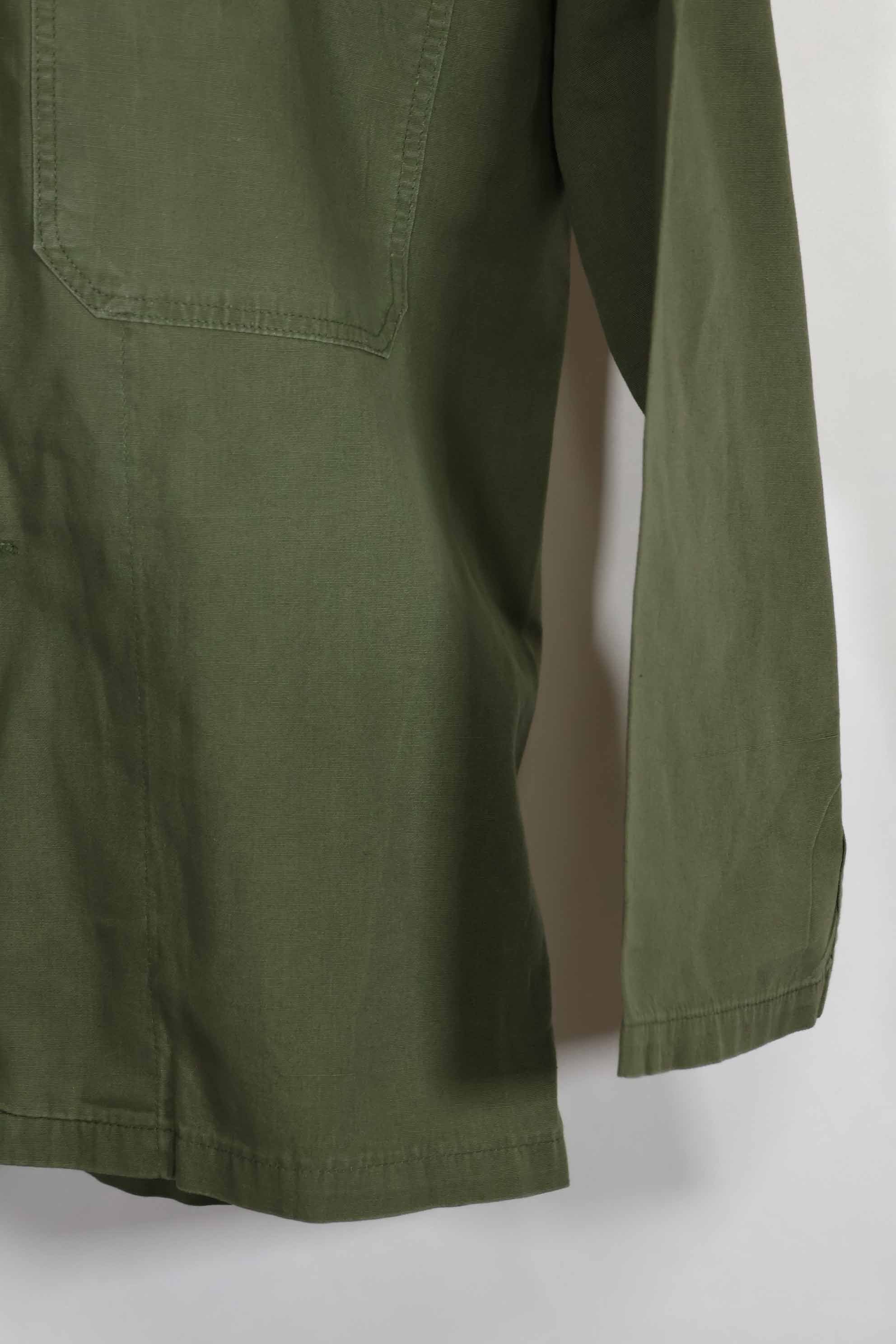 1960年代 OG-107 ポップリン生地 ユーティリティシャツ パッチ初付け 中古品 A