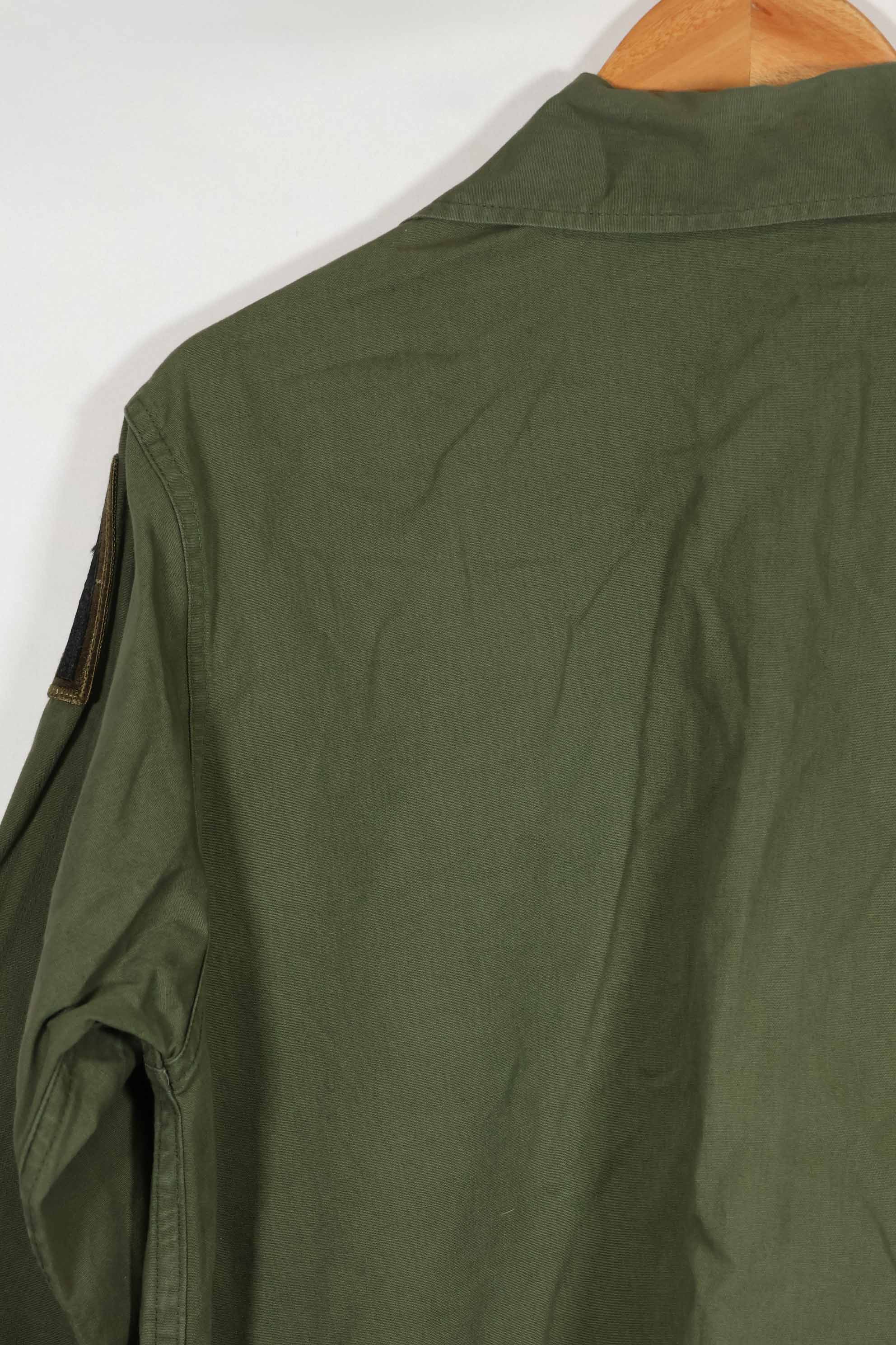 1960年代 OG-107 ポップリン生地 ユーティリティシャツ パッチ初付け 中古品 A