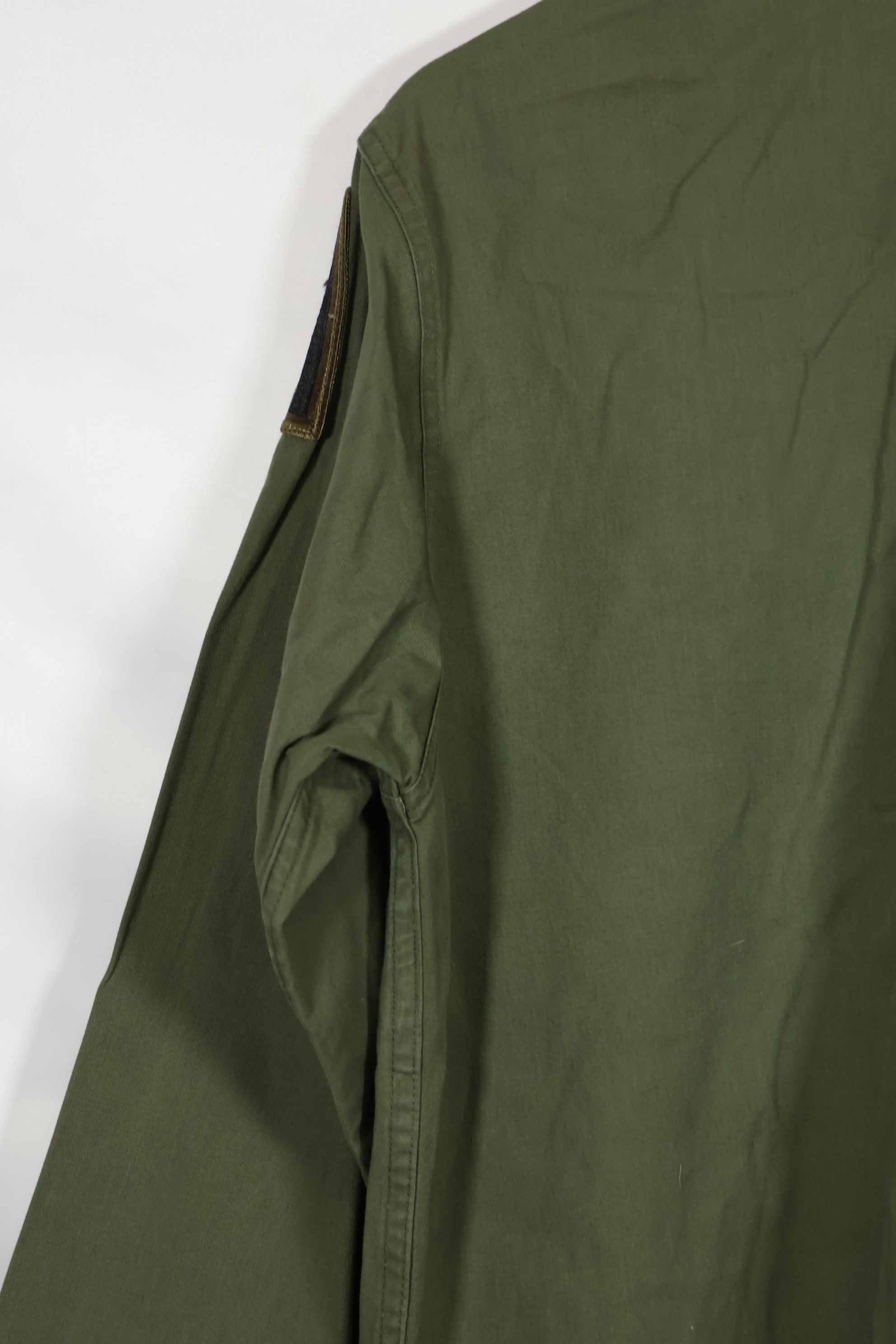 1960年代 OG-107 ポップリン生地 ユーティリティシャツ パッチ初付け 中古品 A