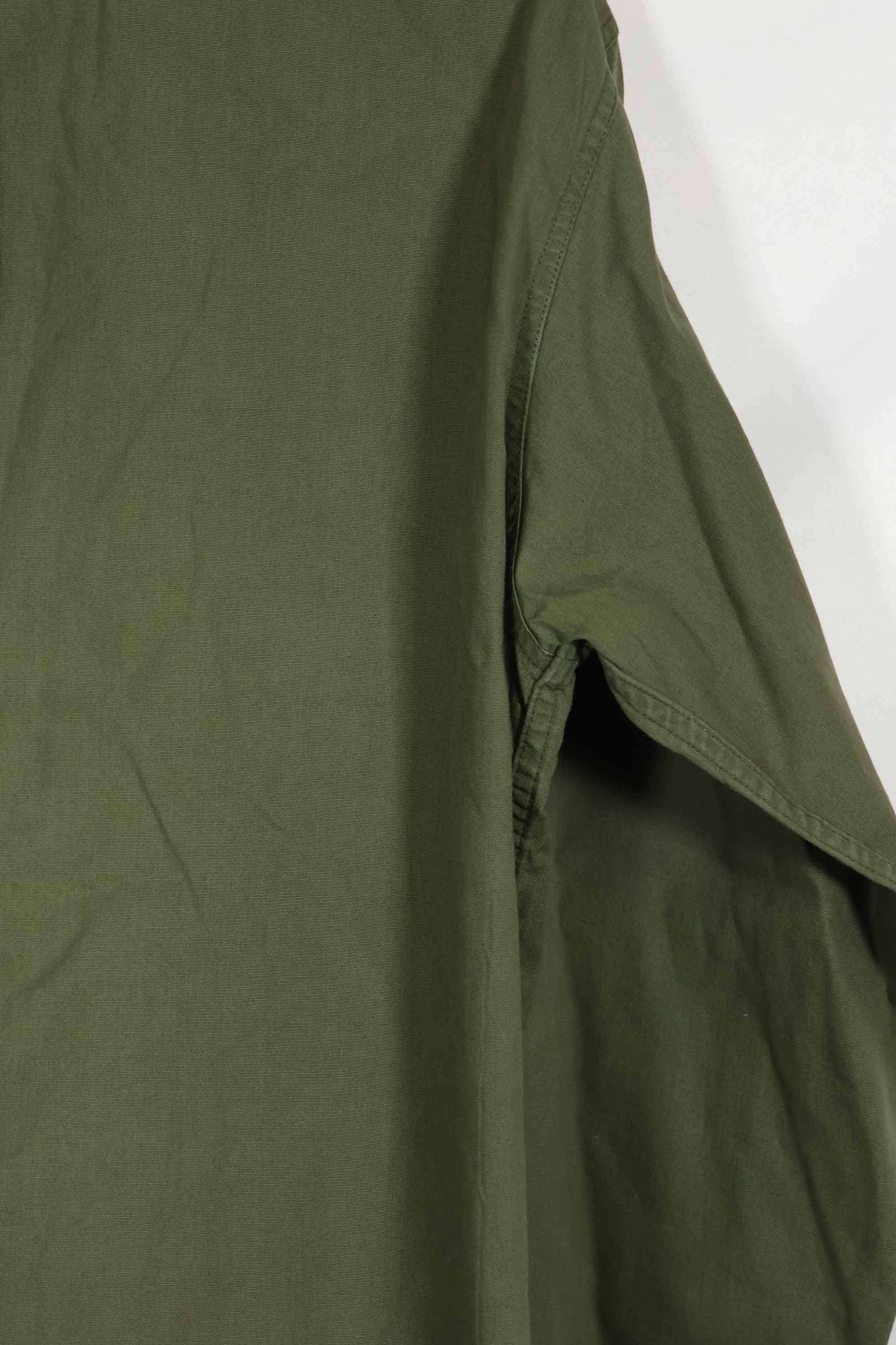 1960年代 OG-107 ポップリン生地 ユーティリティシャツ パッチ初付け 中古品 A