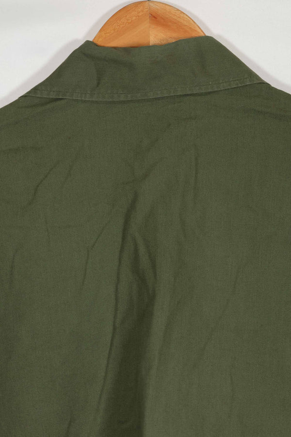 1960年代 OG-107 ポップリン生地 ユーティリティシャツ パッチ初付け 中古品 A