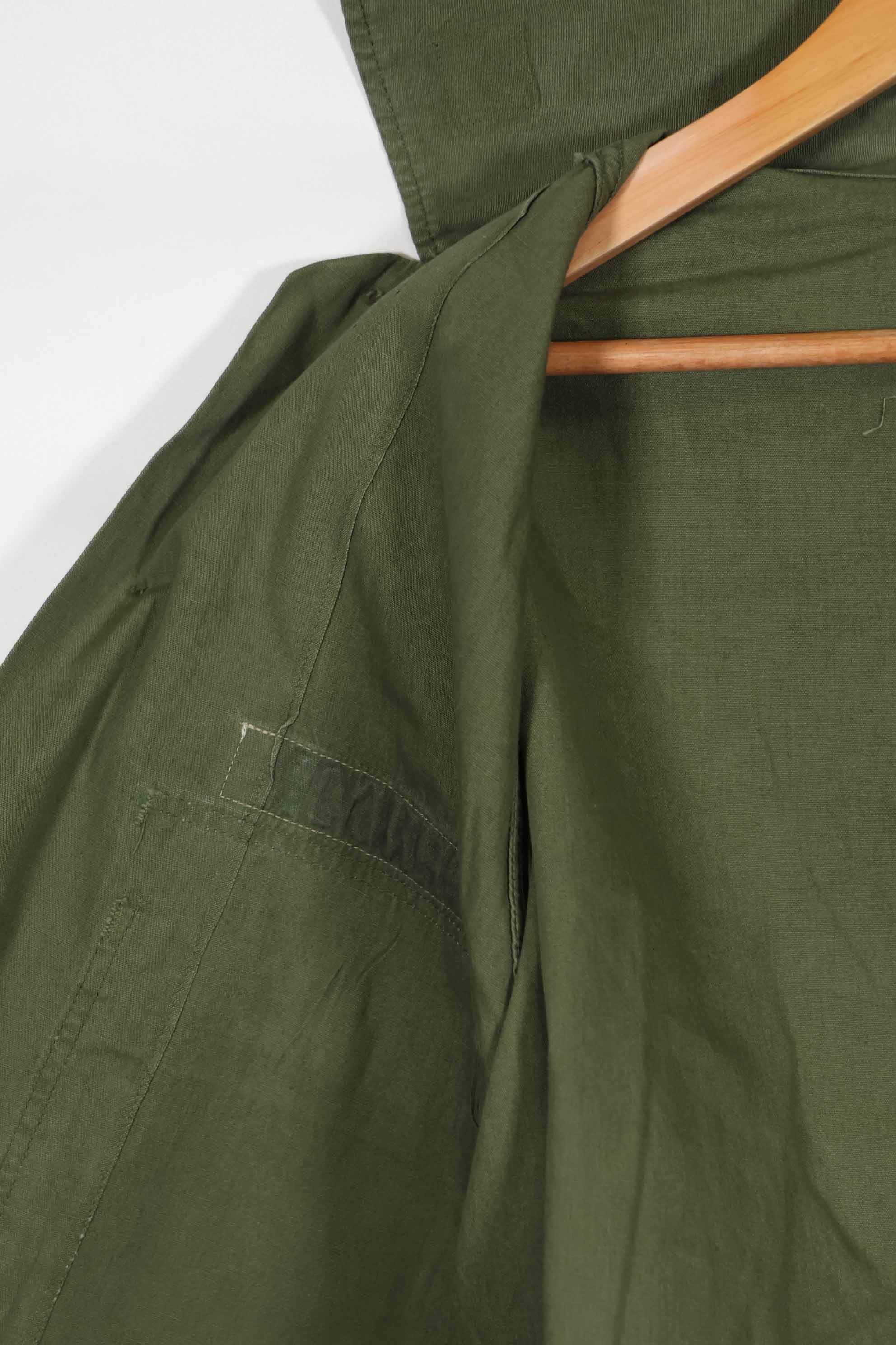 1960年代 OG-107 ポップリン生地 ユーティリティシャツ パッチ初付け 中古品 A