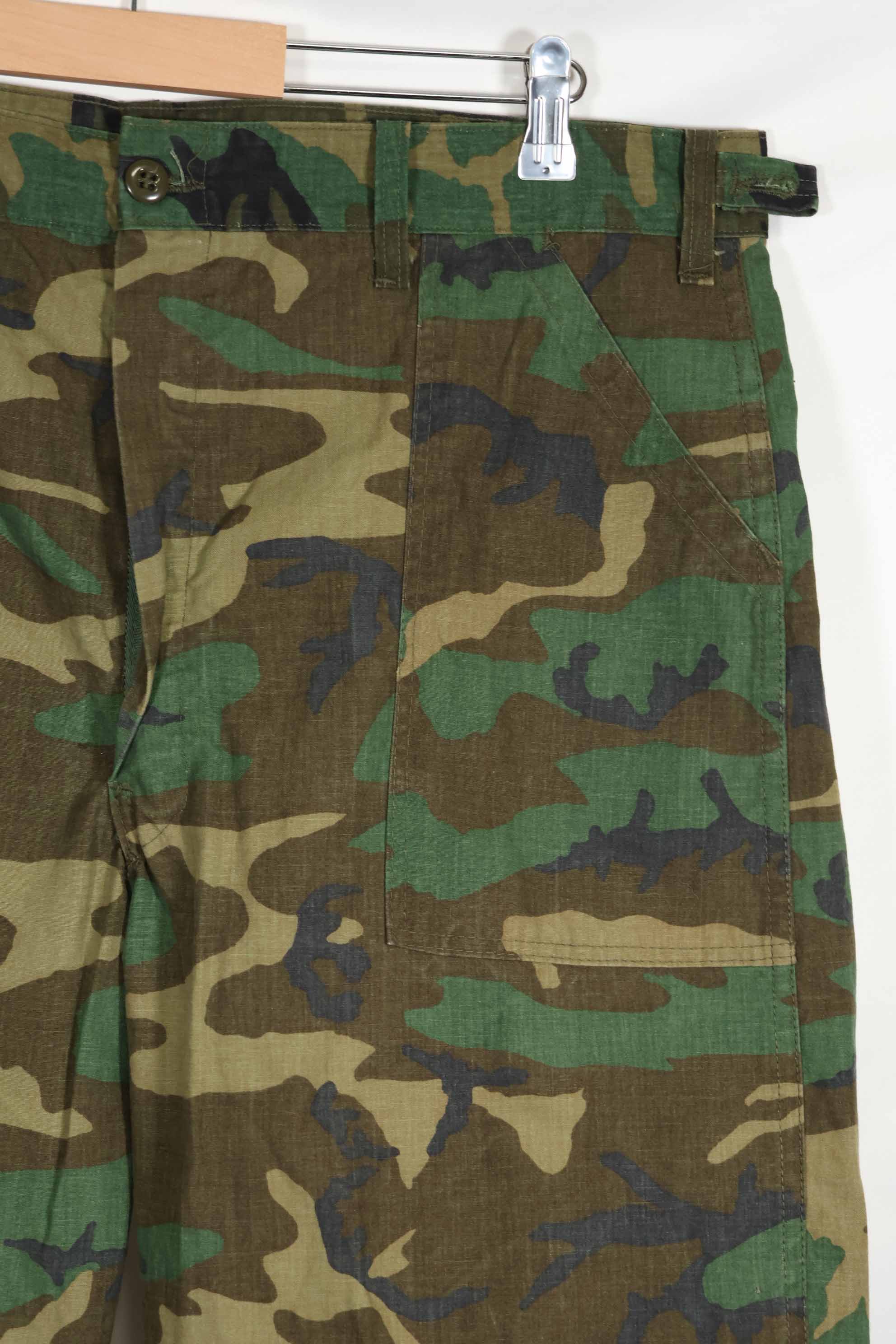 1970年代生地 ERDL LCリーフ ユーティリティーパンツ ベイカーパンツ 中古品