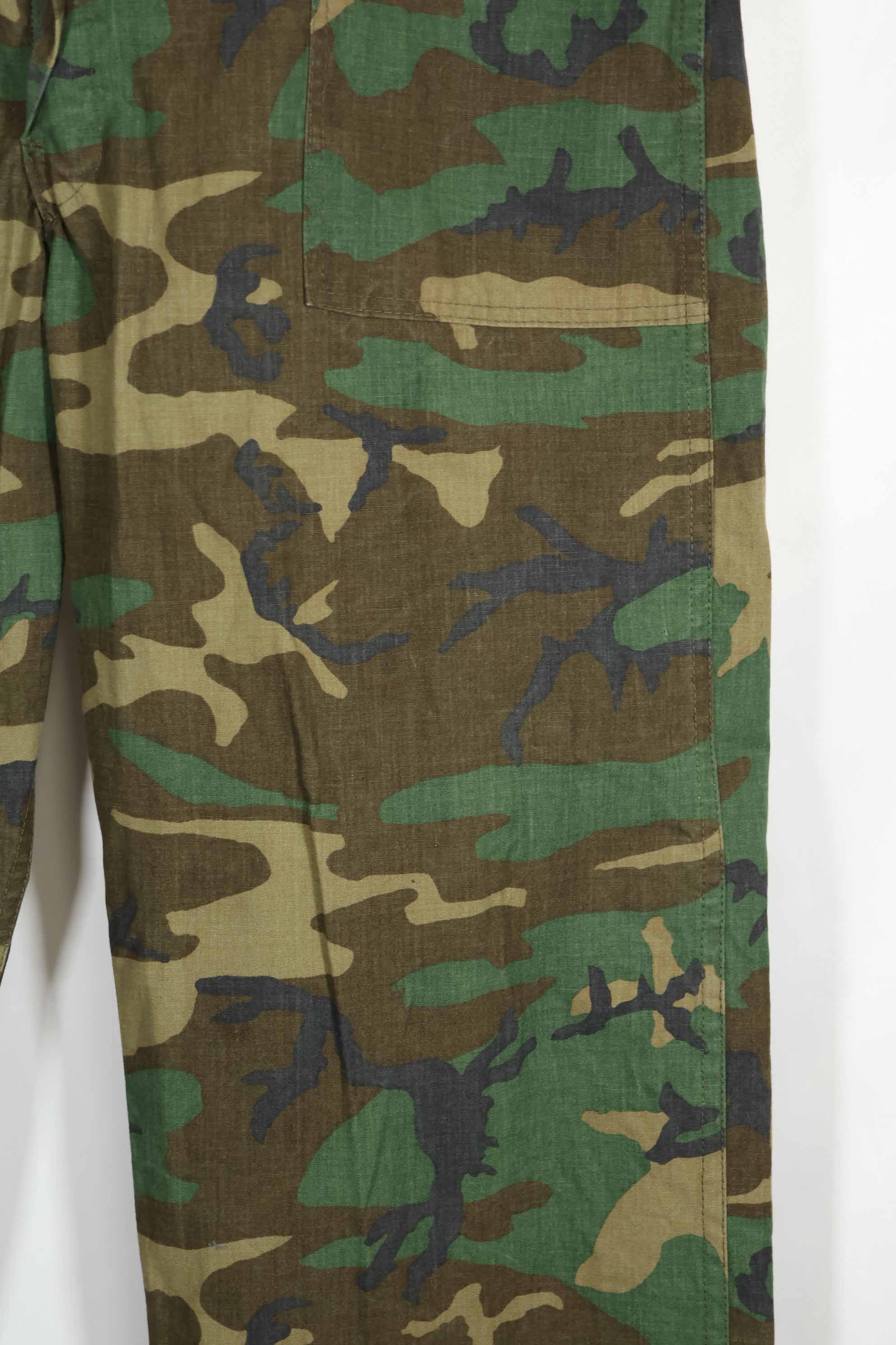 1970年代生地 ERDL LCリーフ ユーティリティーパンツ ベイカーパンツ 中古品