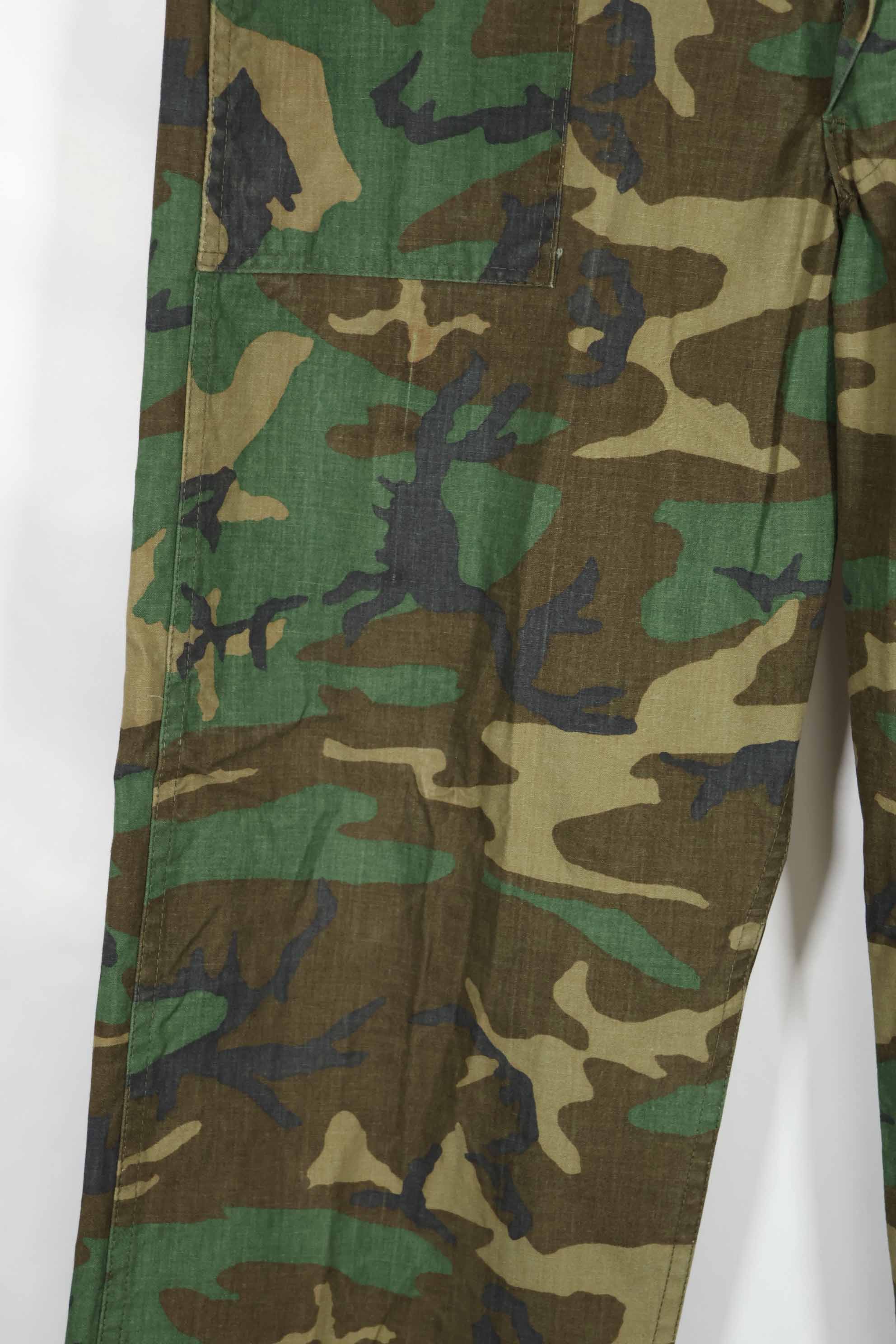 1970年代生地 ERDL LCリーフ ユーティリティーパンツ ベイカーパンツ 中古品