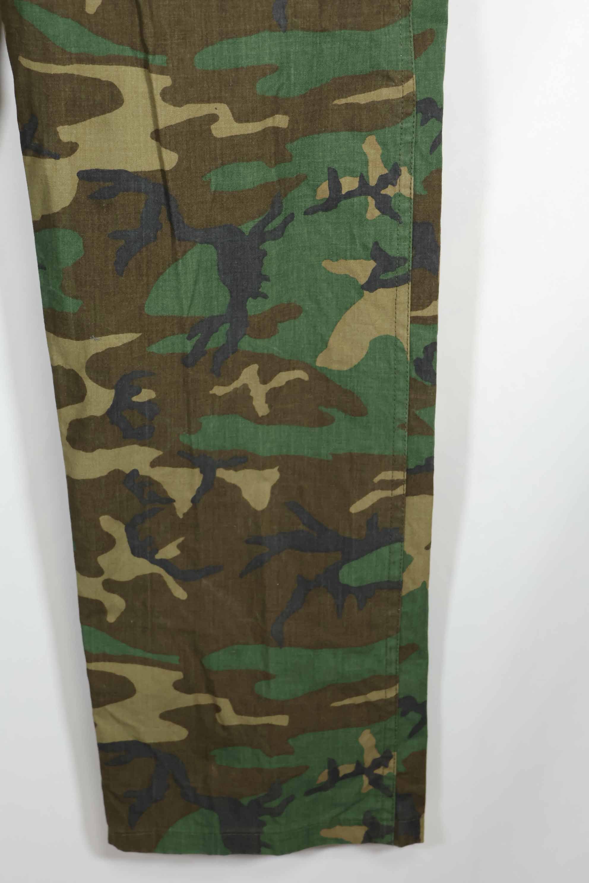 1970年代生地 ERDL LCリーフ ユーティリティーパンツ ベイカーパンツ 中古品