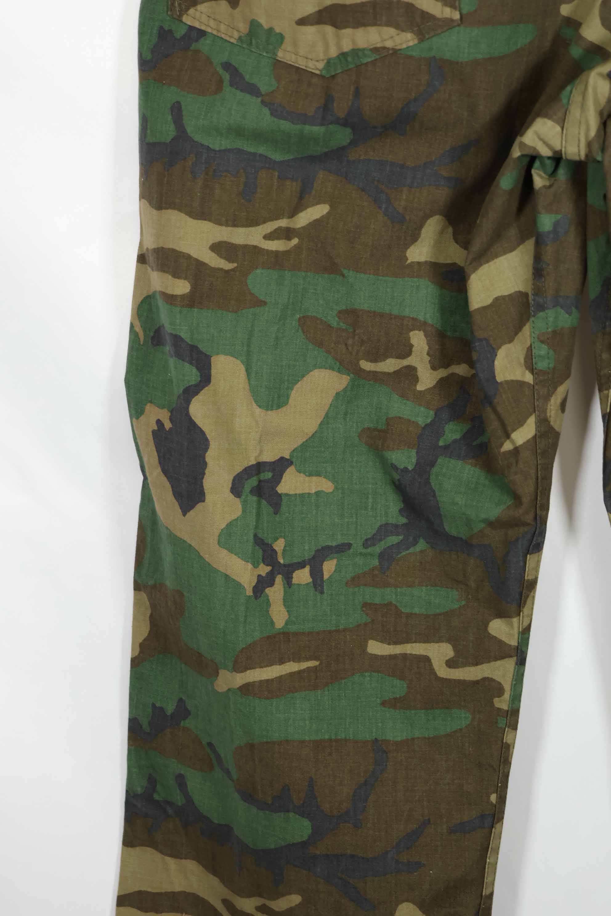 1970年代生地 ERDL LCリーフ ユーティリティーパンツ ベイカーパンツ 中古品