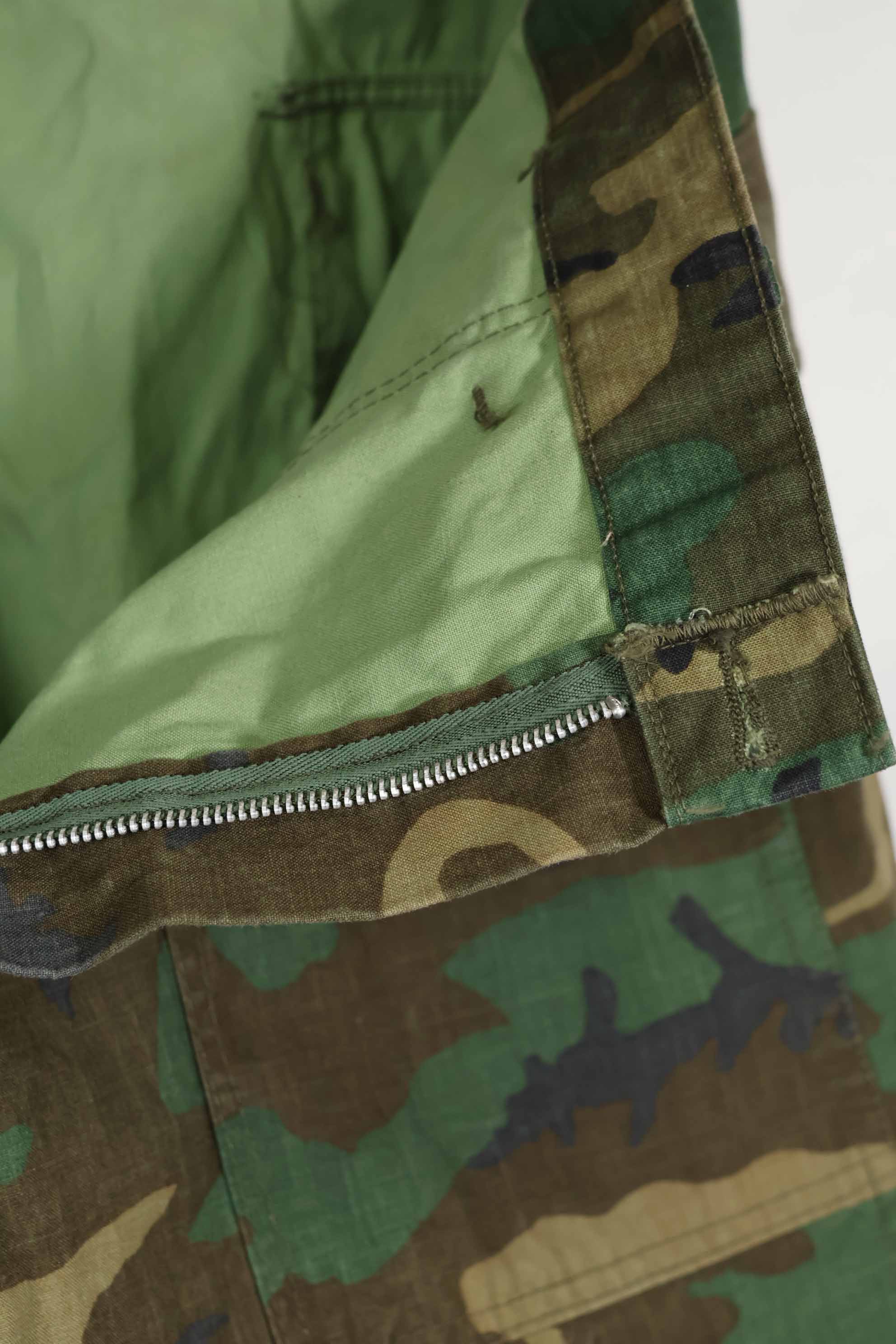 1970年代生地 ERDL LCリーフ ユーティリティーパンツ ベイカーパンツ 中古品