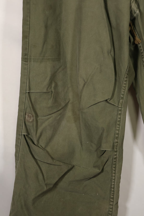 実物 1950年代 アメリカ軍 M51 コットン フィールドパンツ 中古品 M-R