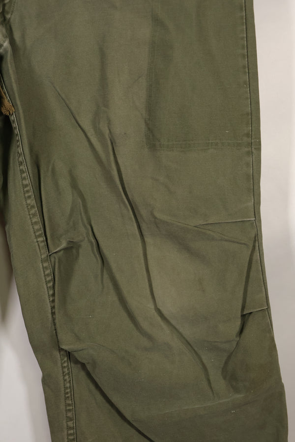 実物 1950年代 アメリカ軍 M51 コットン フィールドパンツ 中古品 M-R