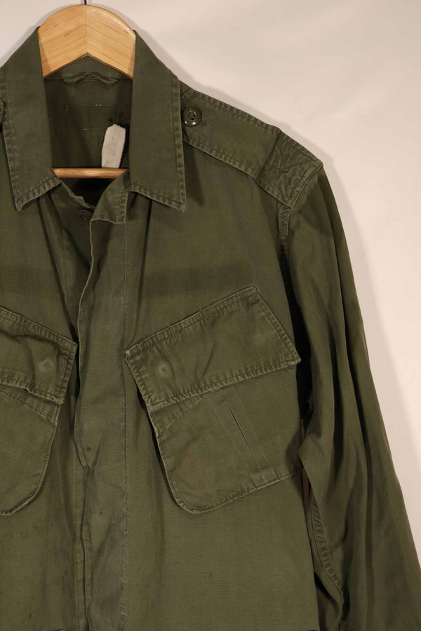 実物 DAJB契約番号 2nd Model ジャングルファティーグ ジャケット 退色あり 中古品