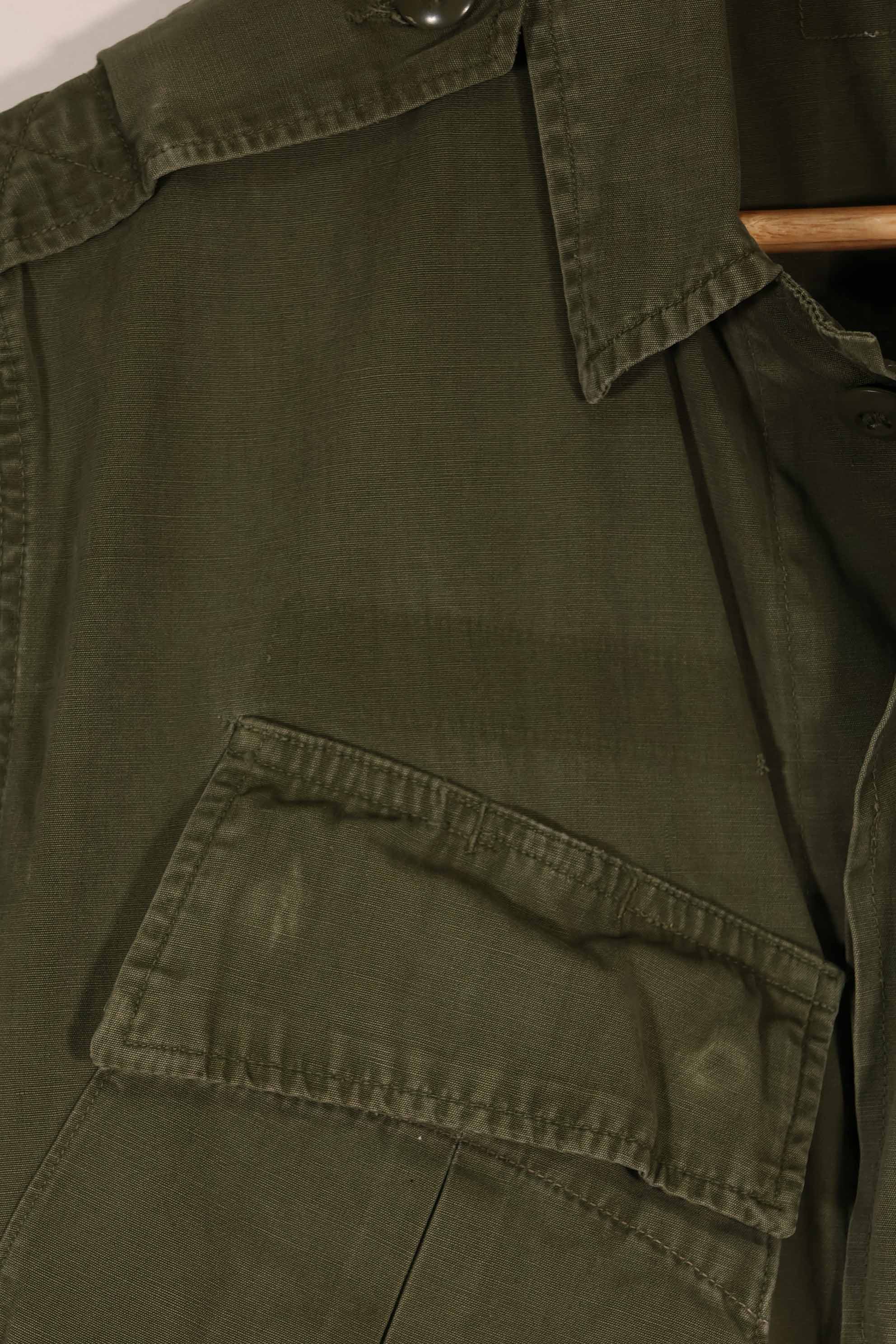 実物 DAJB契約番号 2nd Model ジャングルファティーグ ジャケット 退色あり 中古品