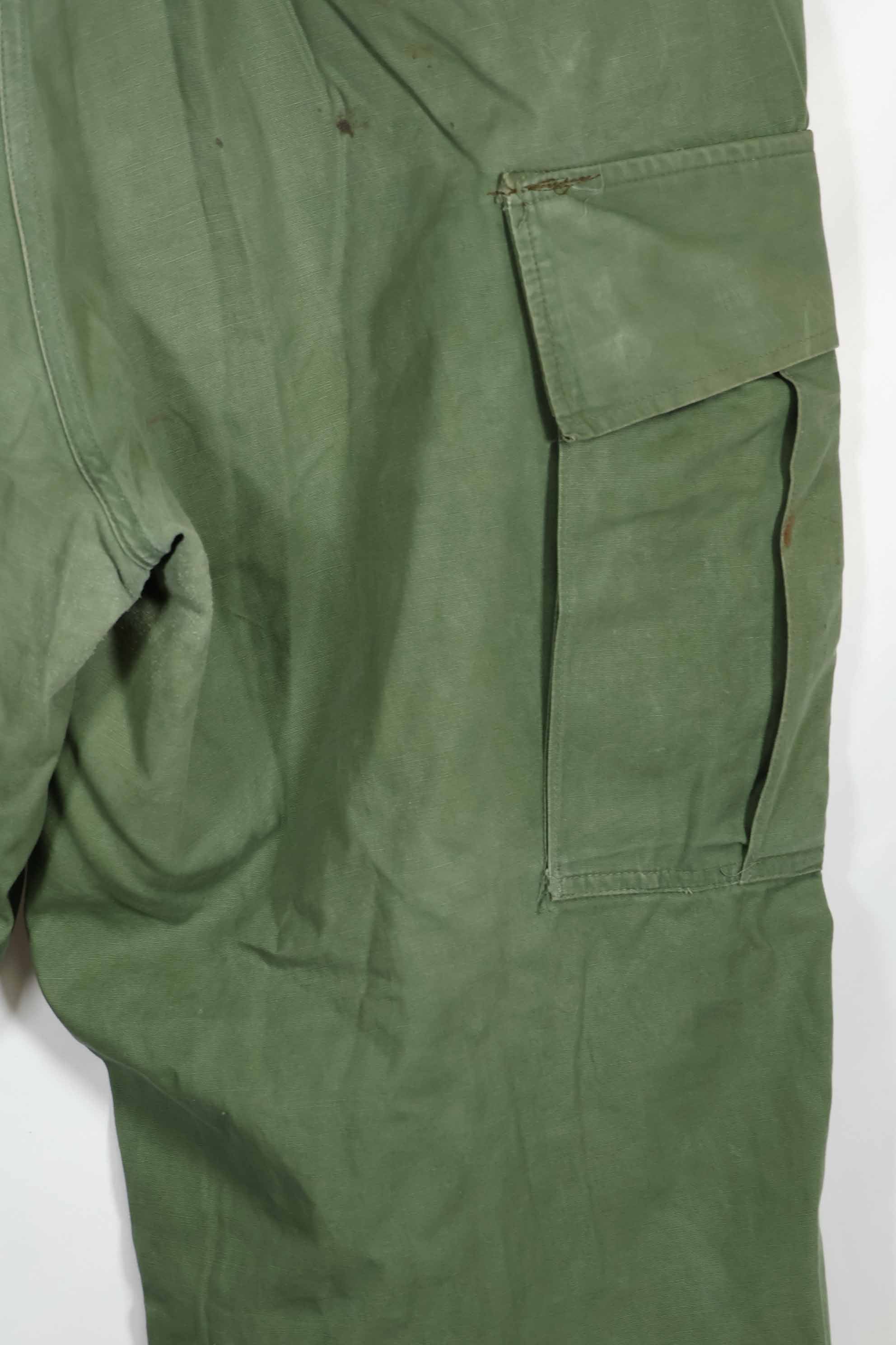 1960年代中盤製 3rd Model ノンリップストップ ジャングルファティーグ パンツ L-L 中古品