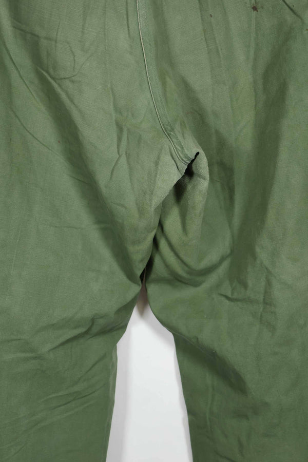 1960年代中盤製 3rd Model ノンリップストップ ジャングルファティーグ パンツ L-L 中古品