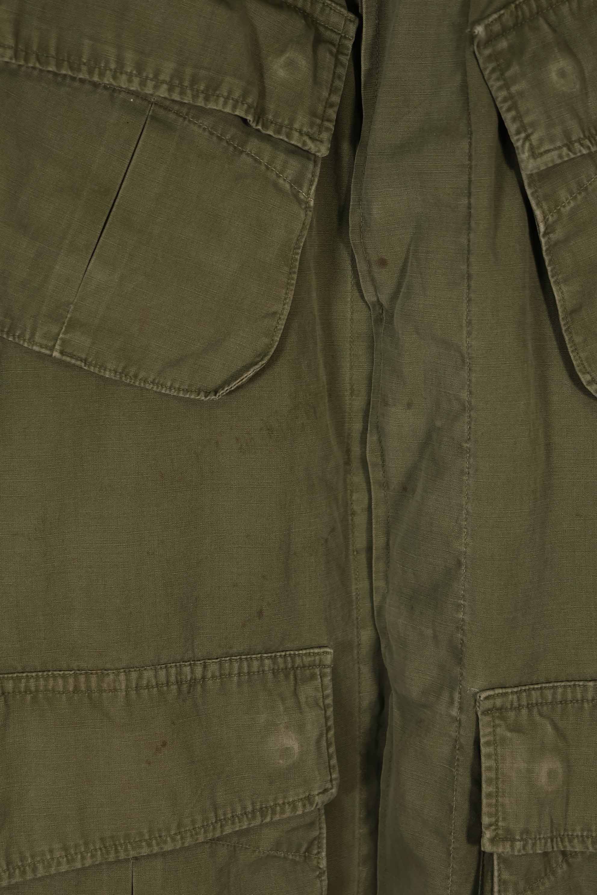 実物 DAJB契約番号 2nd Model ジャングルファティーグ ジャケット 退色あり 中古品