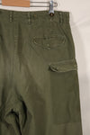 実物 1950年代 アメリカ軍 M51 コットン フィールドパンツ 中古品 M-R