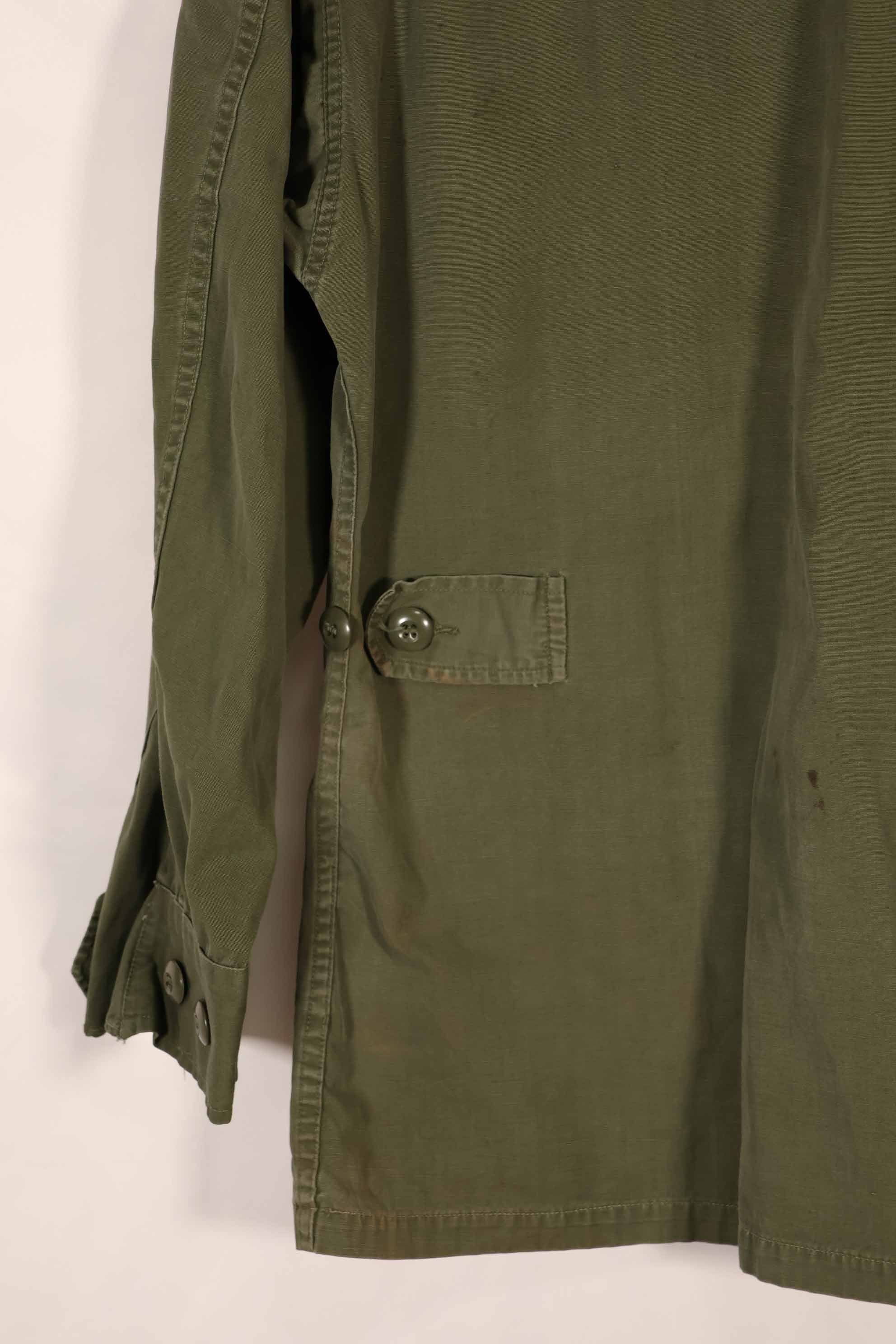 実物 DAJB契約番号 2nd Model ジャングルファティーグ ジャケット 退色あり 中古品