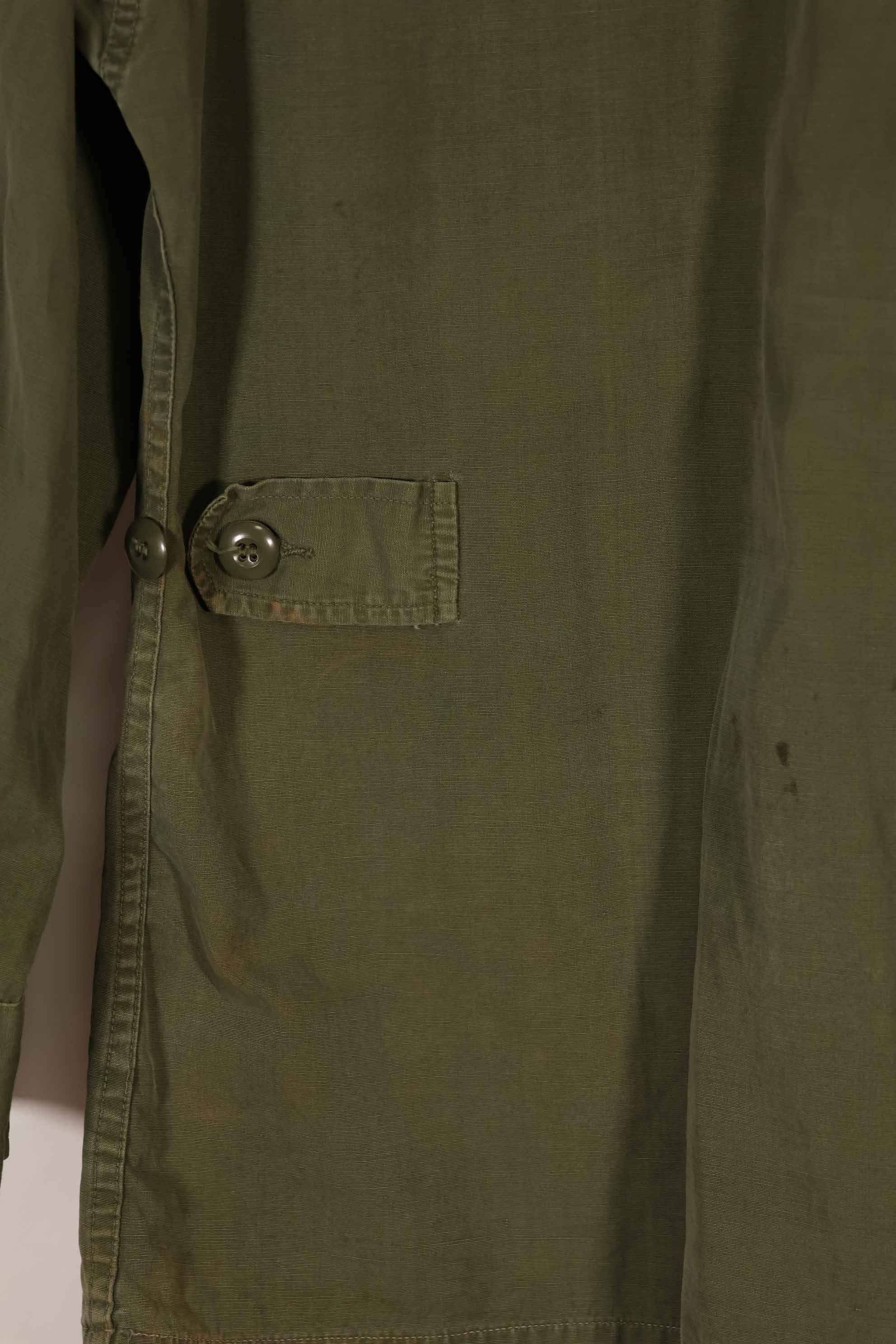 実物 DAJB契約番号 2nd Model ジャングルファティーグ ジャケット 退色あり 中古品