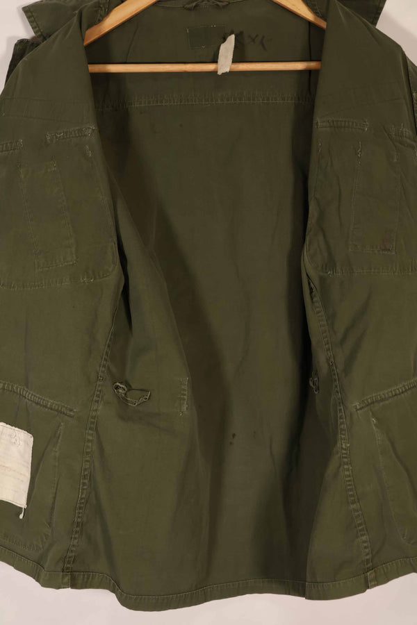 実物 DAJB契約番号 2nd Model ジャングルファティーグ ジャケット 退色あり 中古品