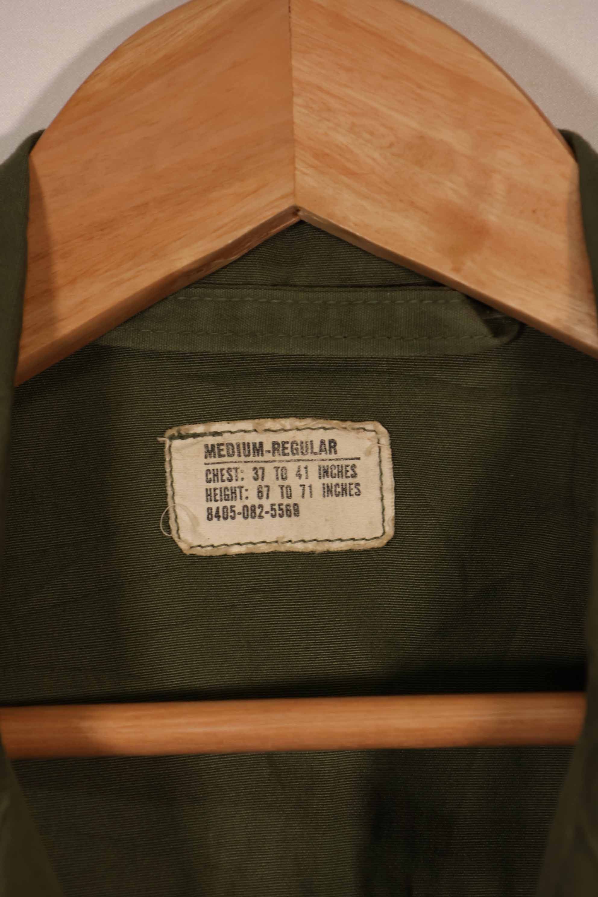 実物 1966〜1967年製 3rd Model ジャングルファティーグ ジャケット M-R 中古品