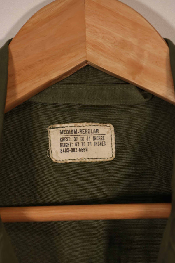 実物 1966〜1967年製 3rd Model ジャングルファティーグ ジャケット M-R 中古品
