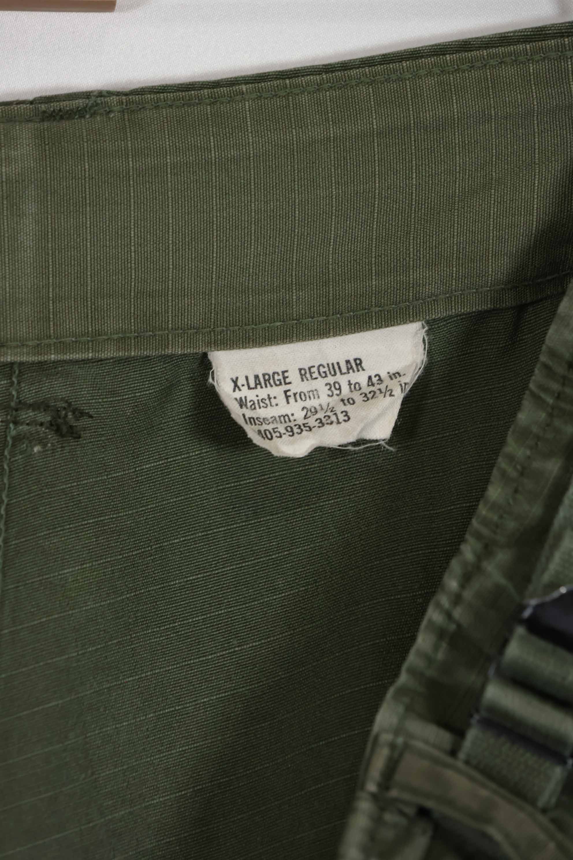 1969年製 4th Model ジャングルファティーグ パンツ X-L-R 中古品 B