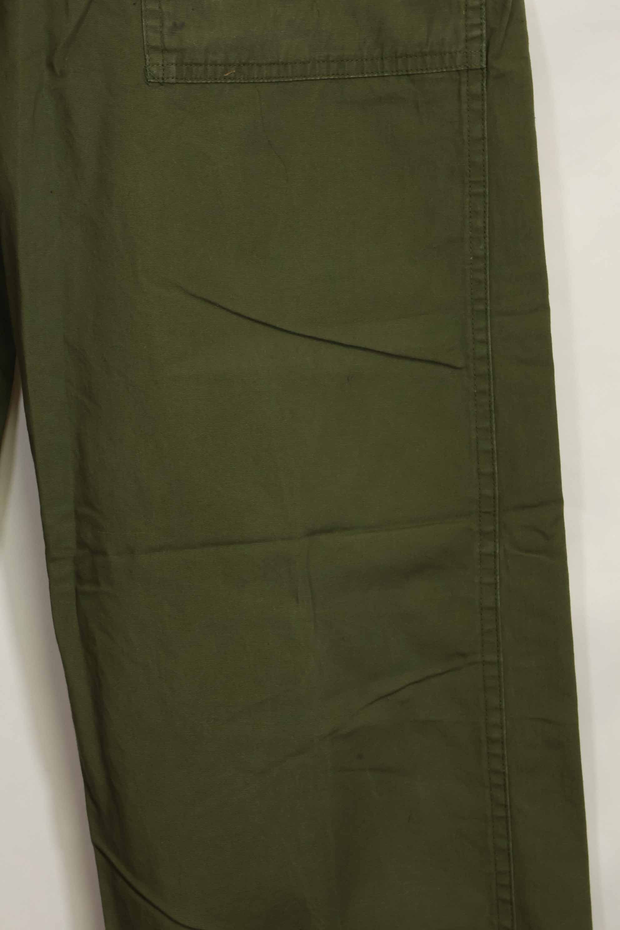 1960年代 個人調達 ポップリン製 OG-107 ベイカーパンツ 薄手パンツ 中古品