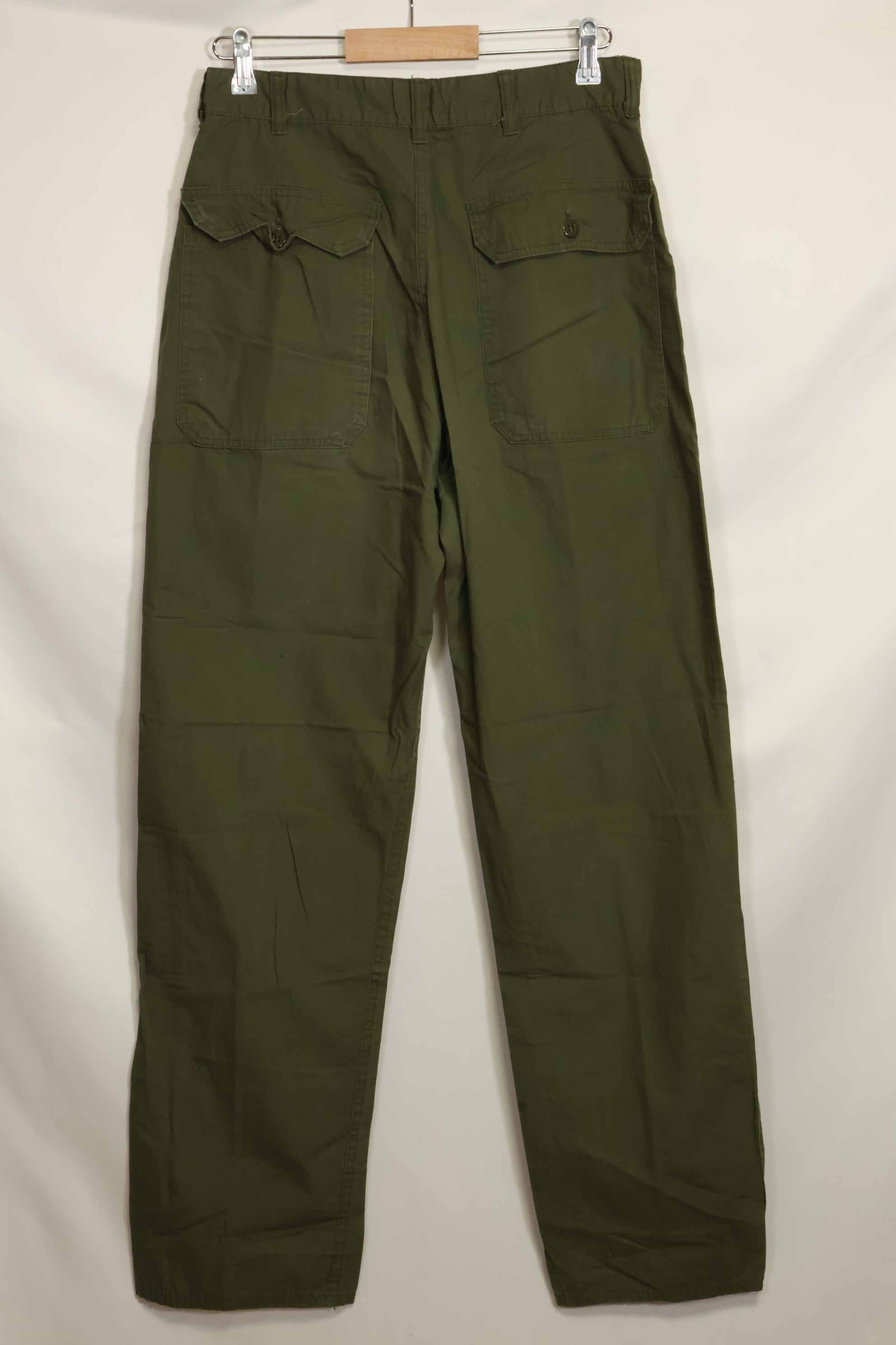 1960年代 個人調達 ポップリン製 OG-107 ベイカーパンツ 薄手パンツ 中古品