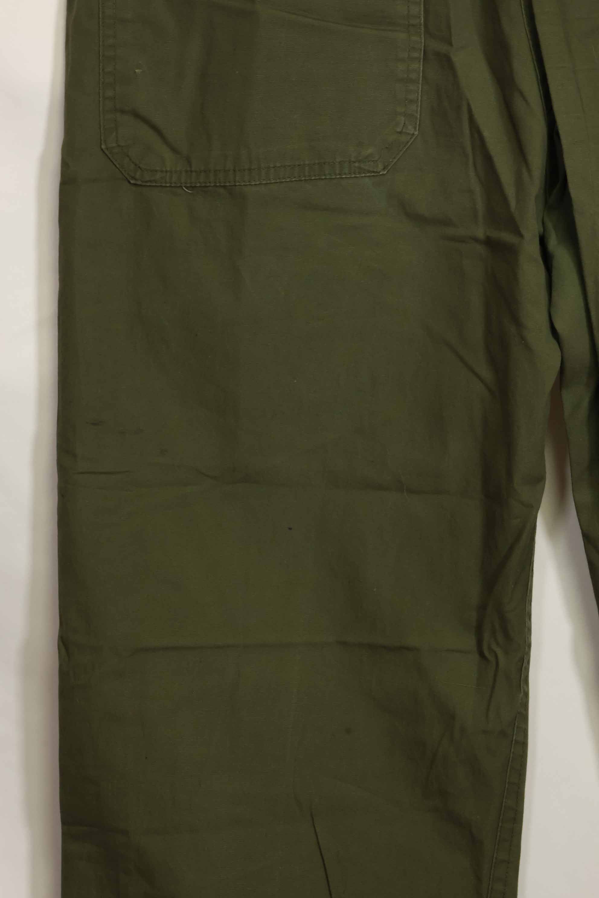 1960年代 個人調達 ポップリン製 OG-107 ベイカーパンツ 薄手パンツ 中古品