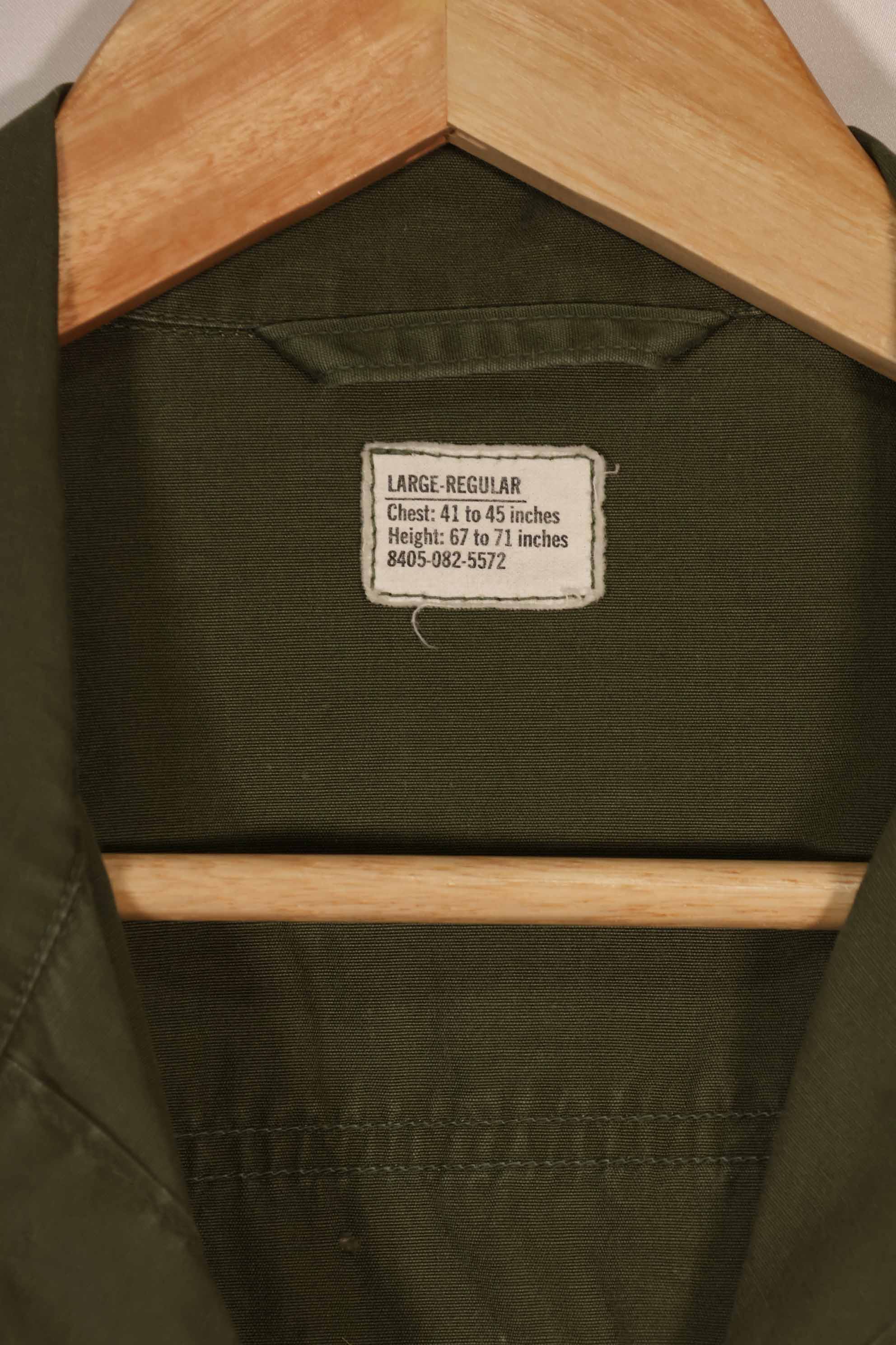 実物 1966〜1967年製 3rd Model ジャングルファティーグ ジャケット L-R 中古品