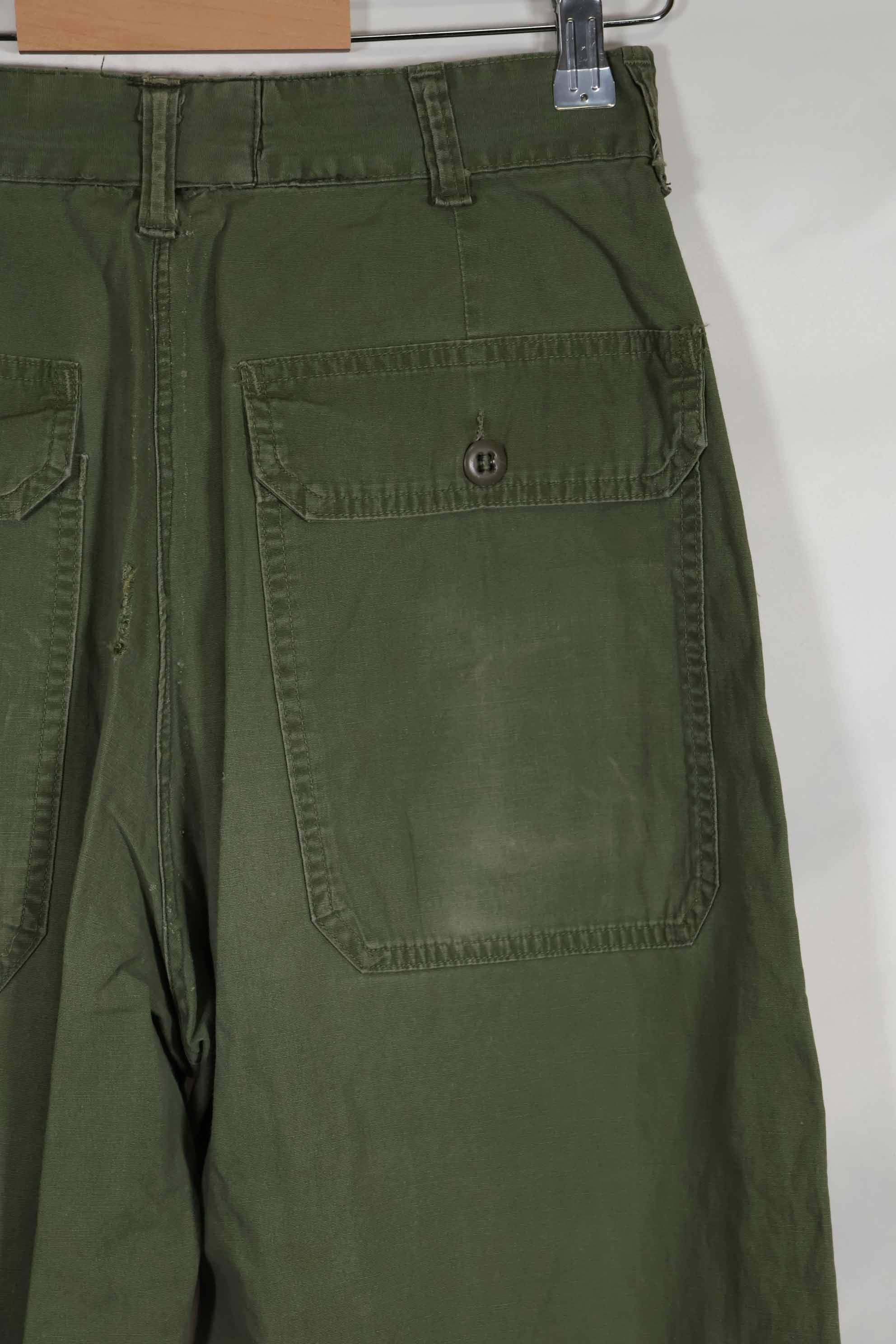 1960年代 ポップリン生地製 OG-107 ユーティリティパンツ ベイカーパンツ 中古品 A