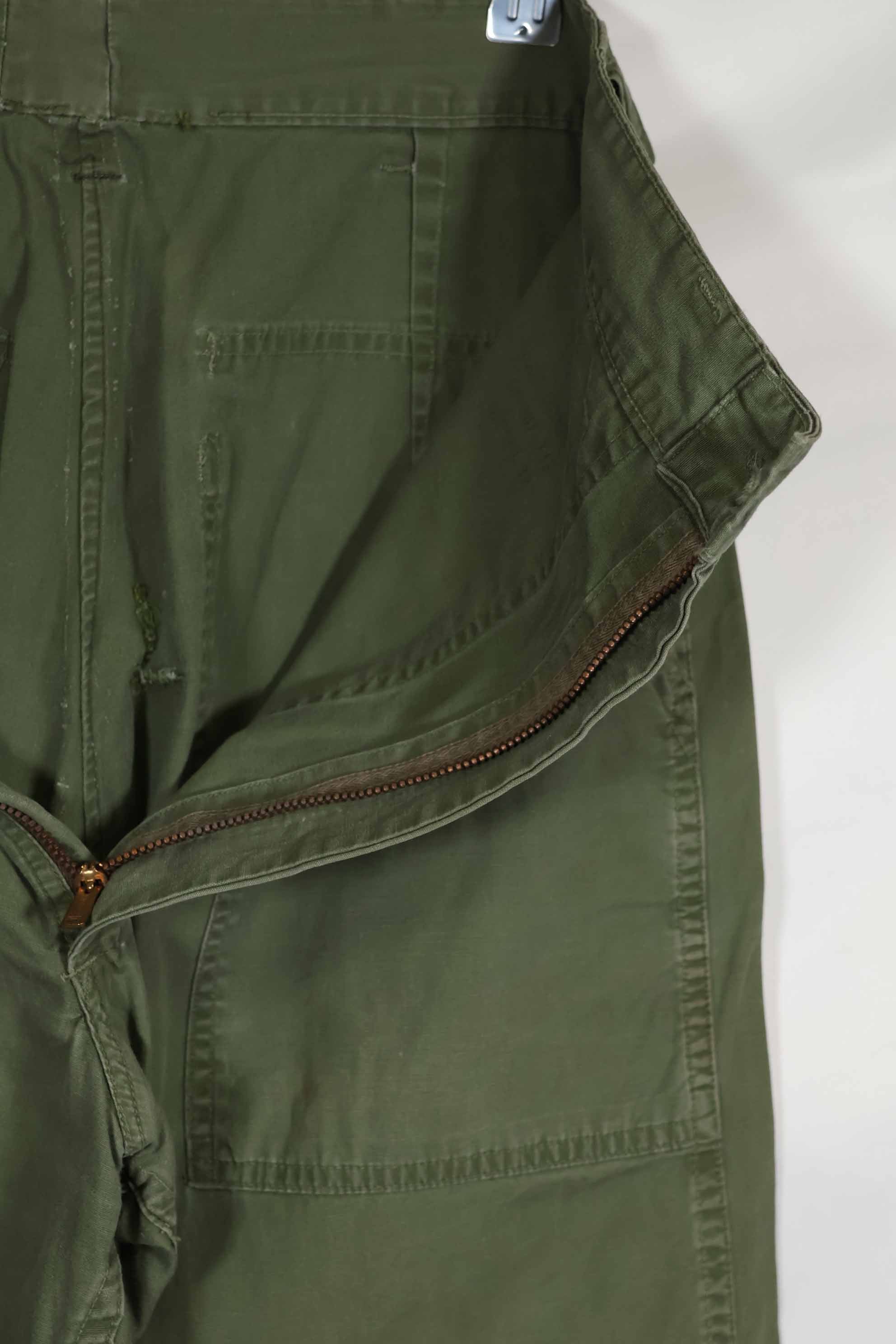 1960年代 ポップリン生地製 OG-107 ユーティリティパンツ ベイカーパンツ 中古品 A