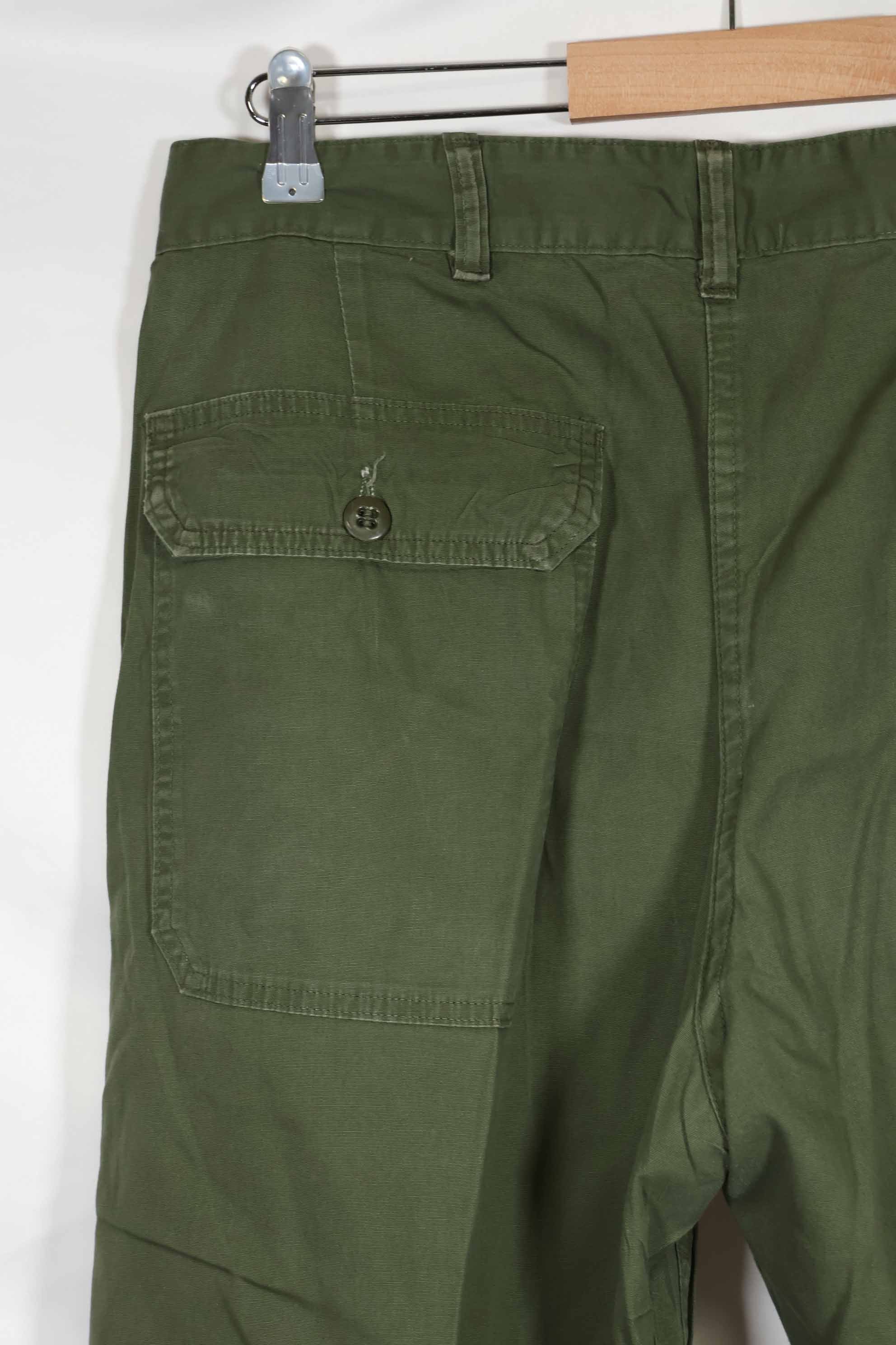 1960年代 ポップリン生地製 OG-107 ユーティリティパンツ ベイカーパンツ 中古品 B