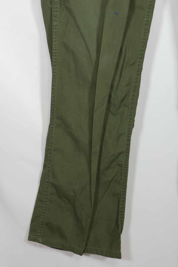 1960年代 ポップリン生地製 OG-107 ユーティリティパンツ ベイカーパンツ 中古品 C