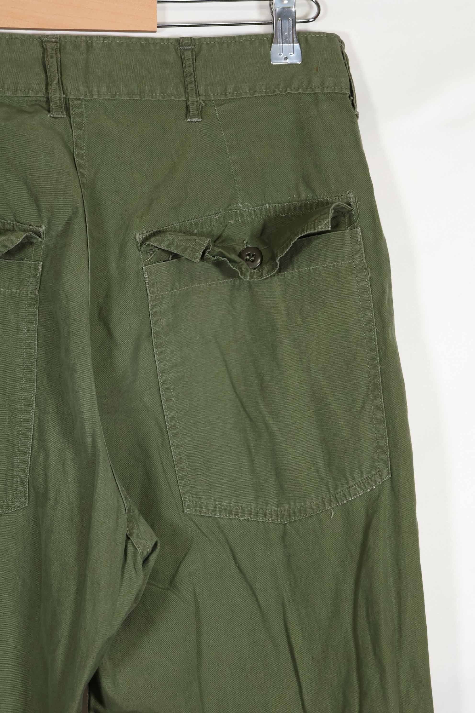 1960年代 ポップリン生地製 OG-107 ユーティリティパンツ ベイカーパンツ 中古品 C
